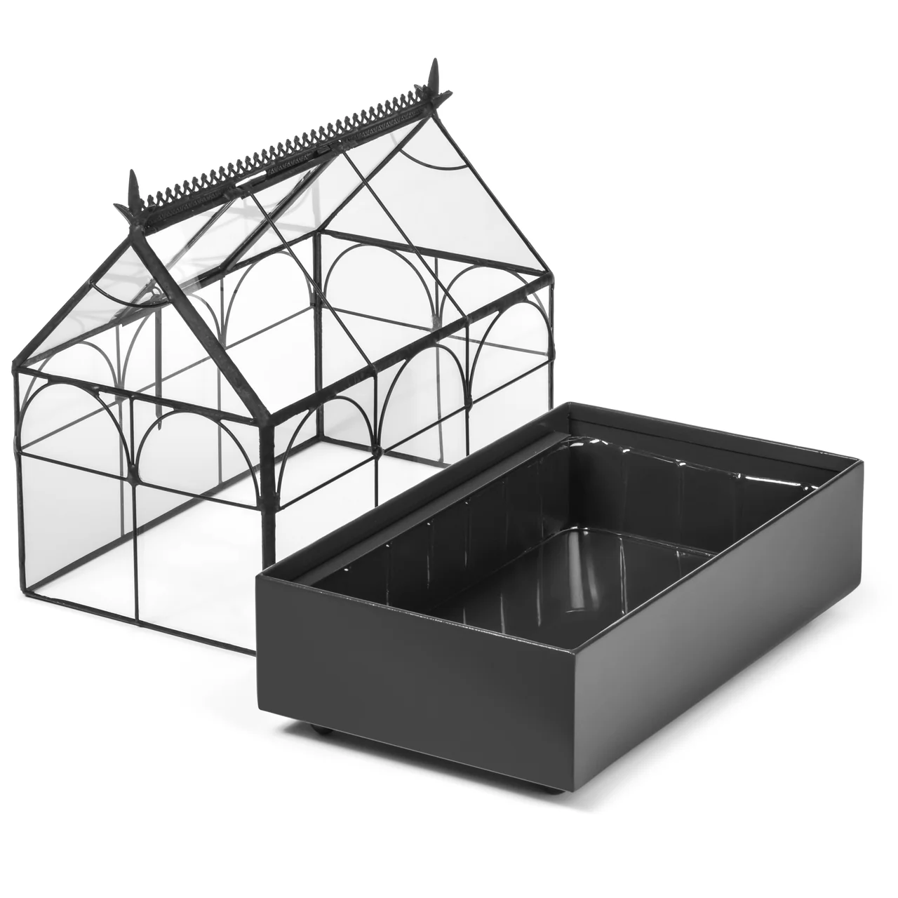 H Potter Classic Wardian Case Terrarium – Small Sealed Glass Design - Image 4