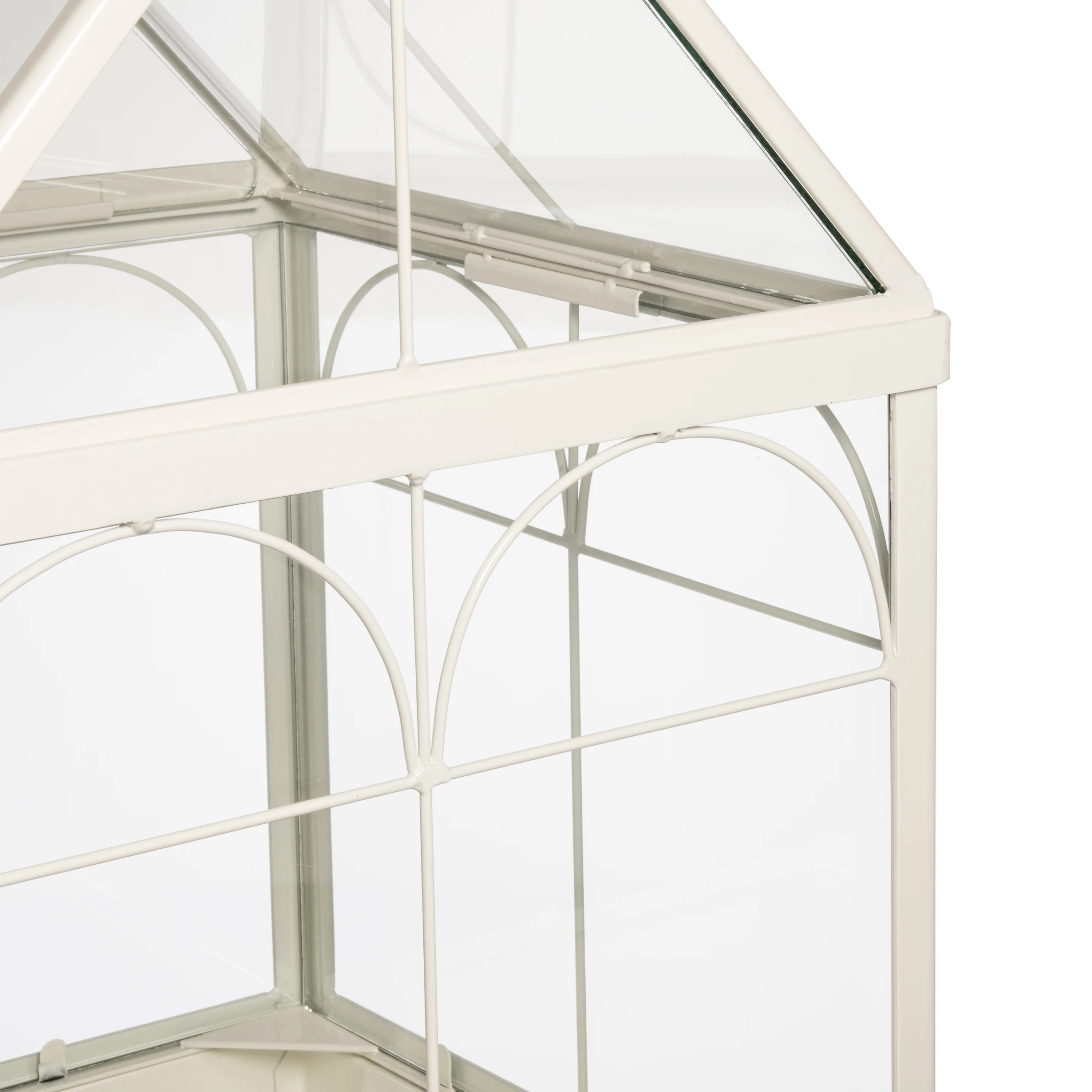 H Potter Square Freestanding Wardian Case Terrarium HP504W - Image 10