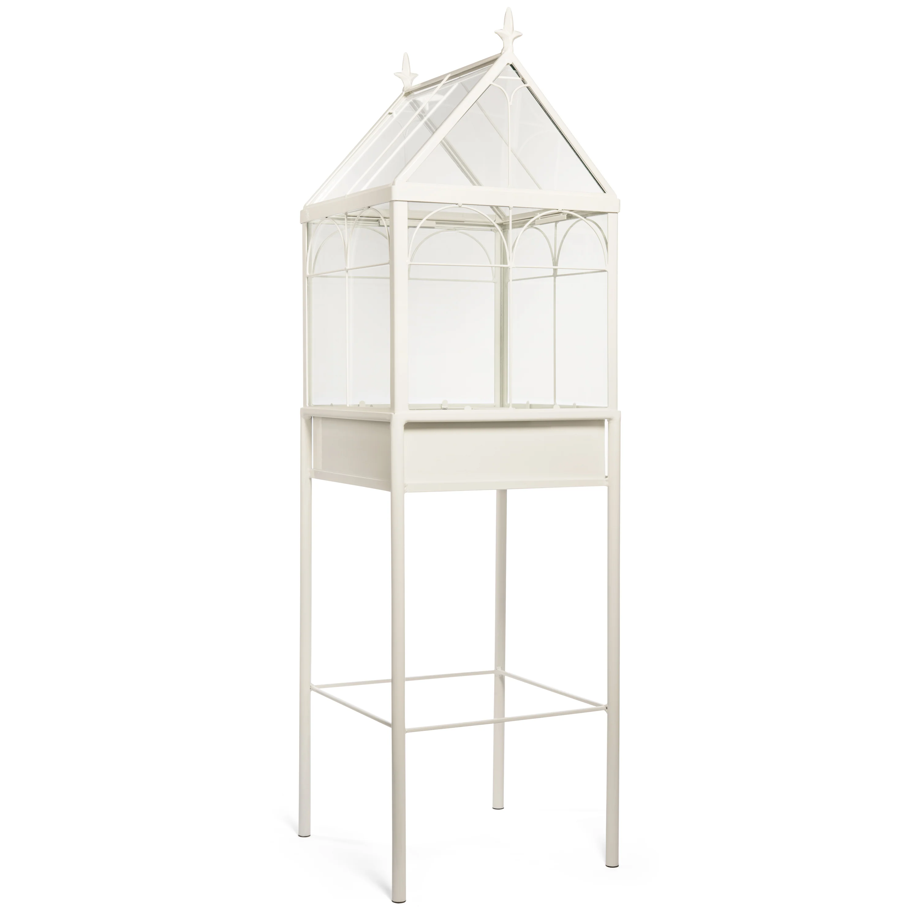H Potter Square Freestanding Wardian Case Terrarium HP504W - Image 8