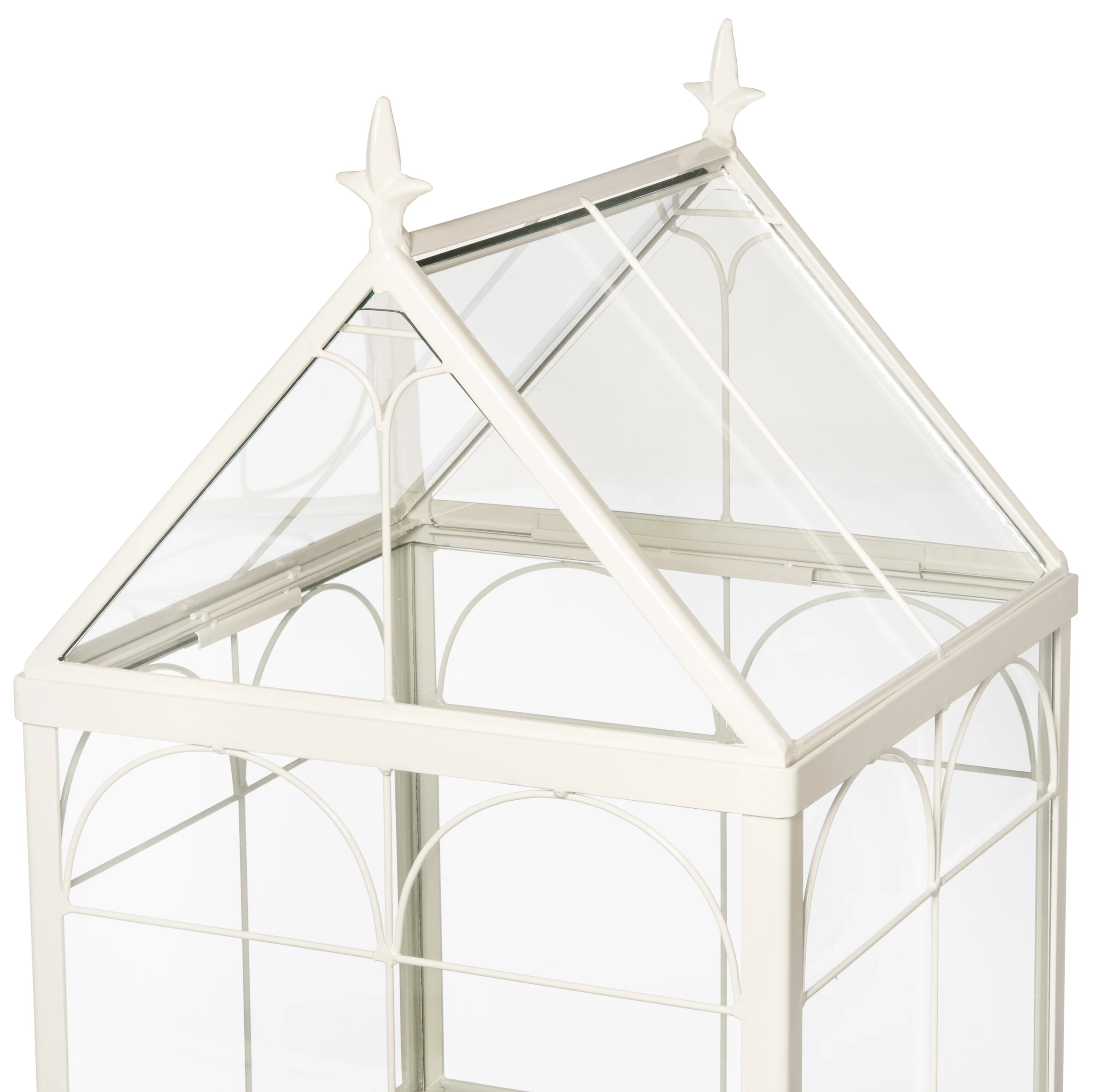 H Potter Square Freestanding Wardian Case Terrarium HP504W - Image 9