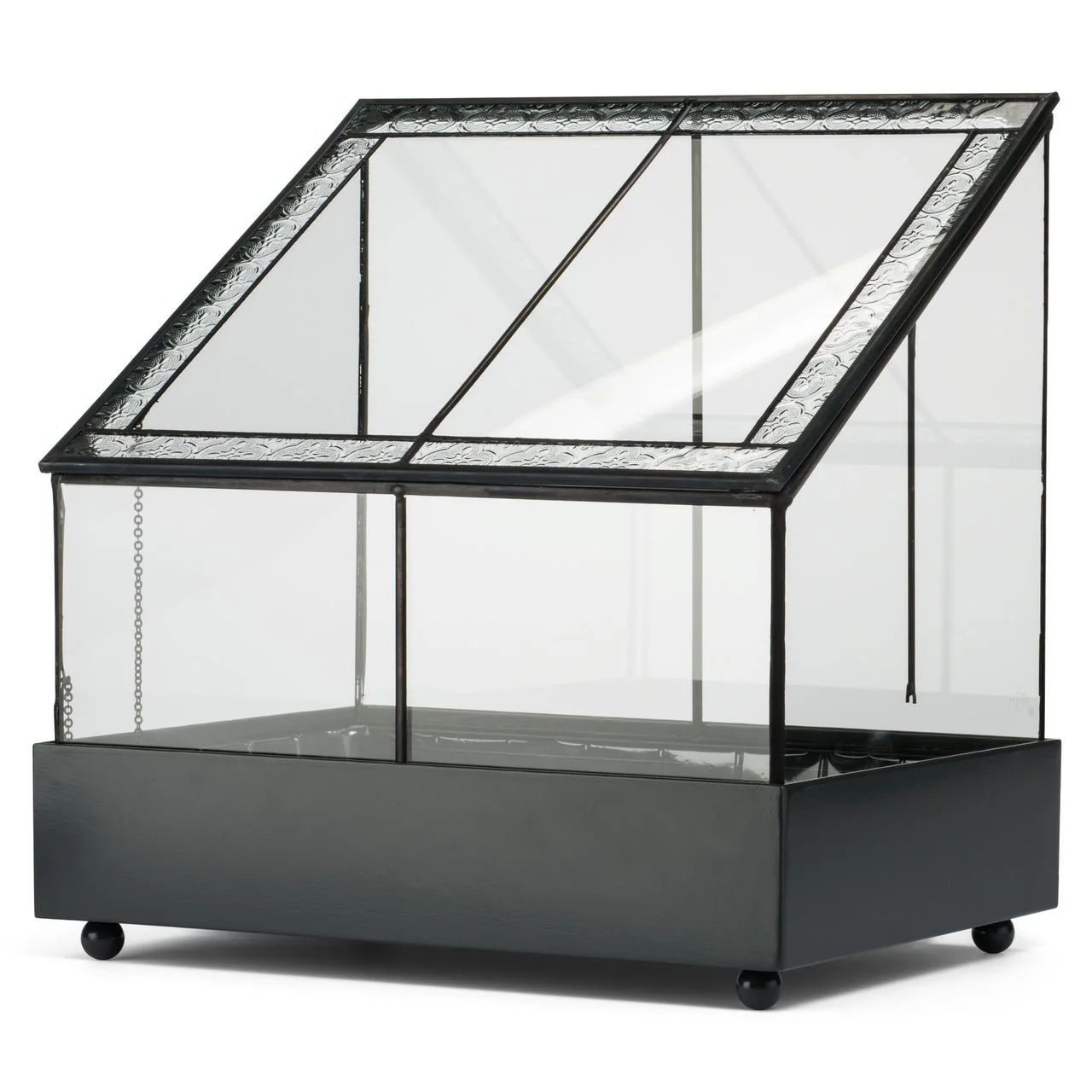H Potter Hinged Roof Wardian Case Glass Terrarium - Image 3