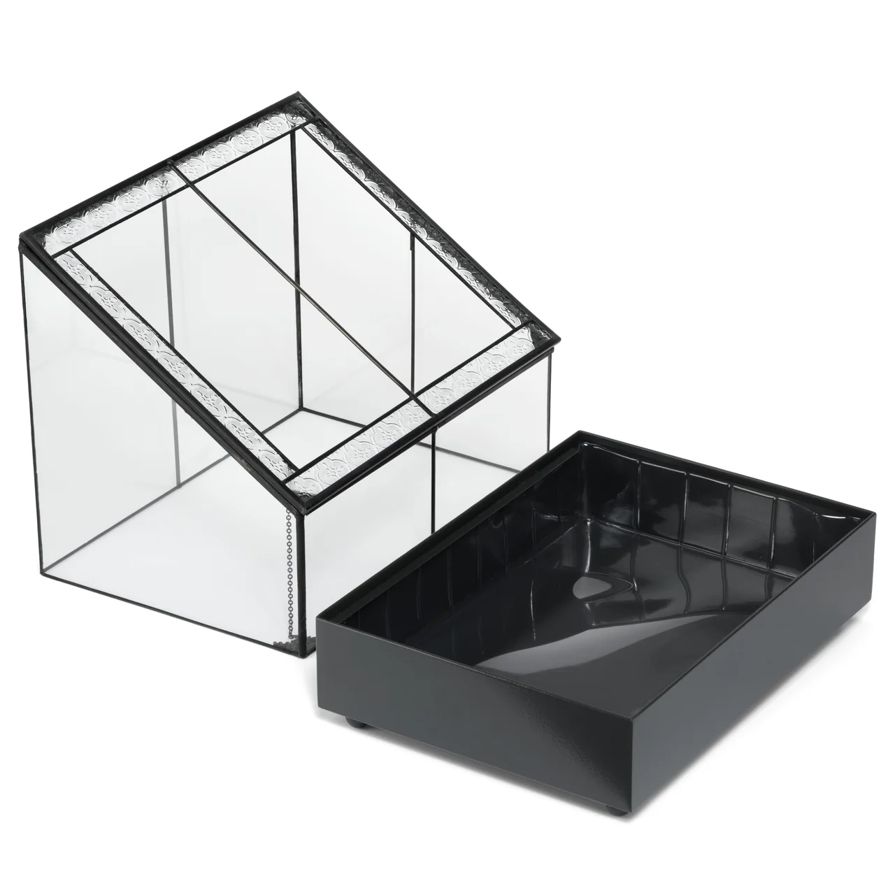 H Potter Hinged Roof Wardian Case Glass Terrarium - Image 4