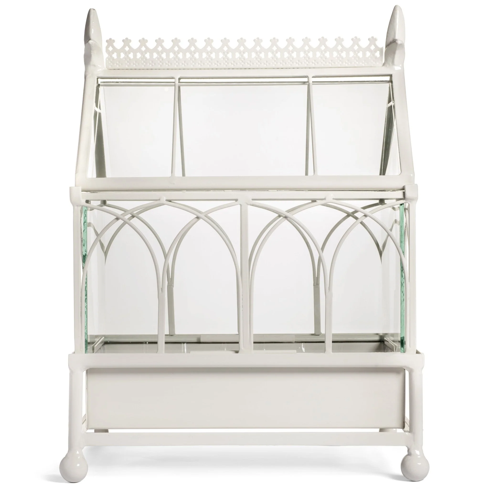 H Potter Conservatory Wardian Case Terrarium – Metal & Glass Tabletop Greenhouse - Image 13