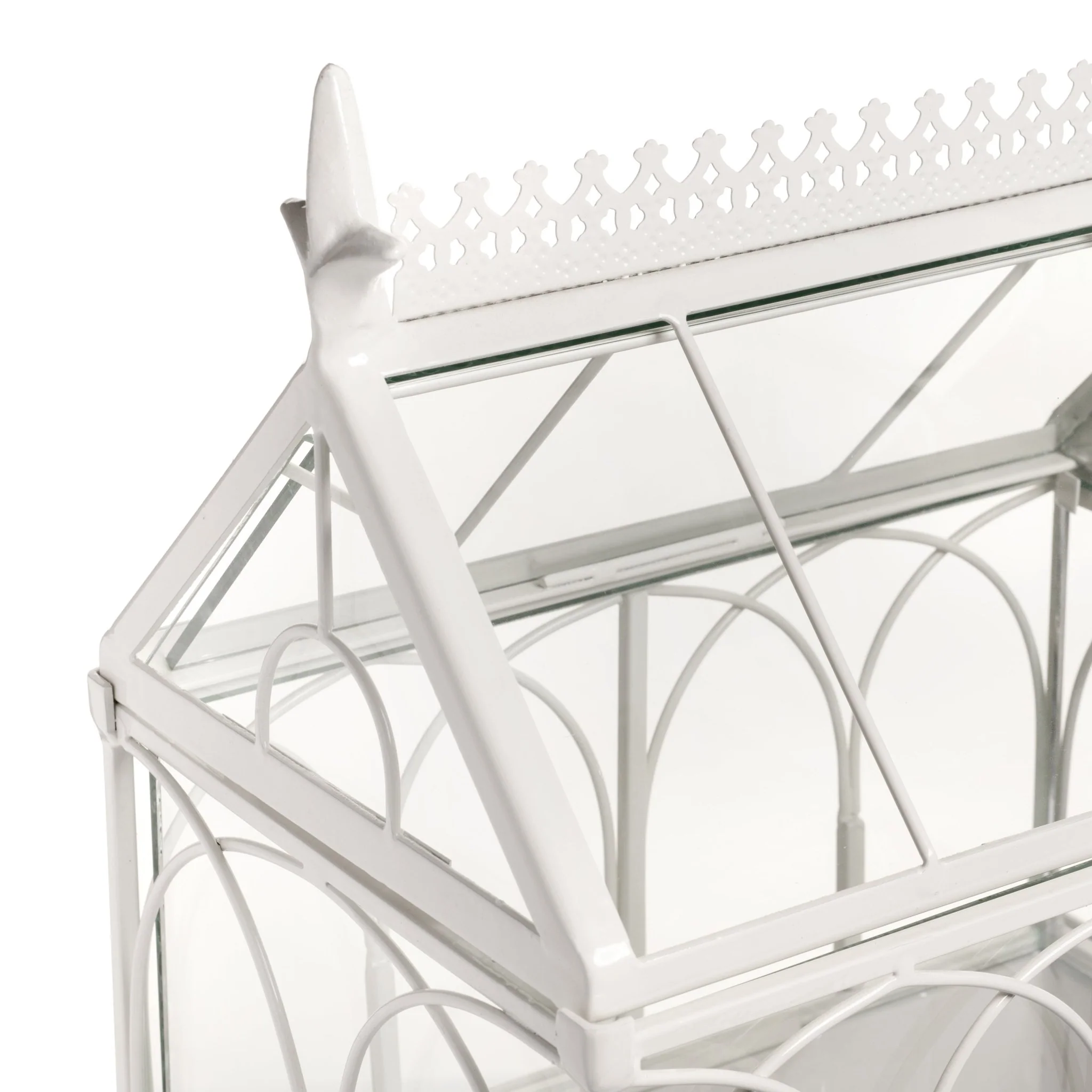 H Potter Conservatory Wardian Case Terrarium – Metal & Glass Tabletop Greenhouse - Image 15