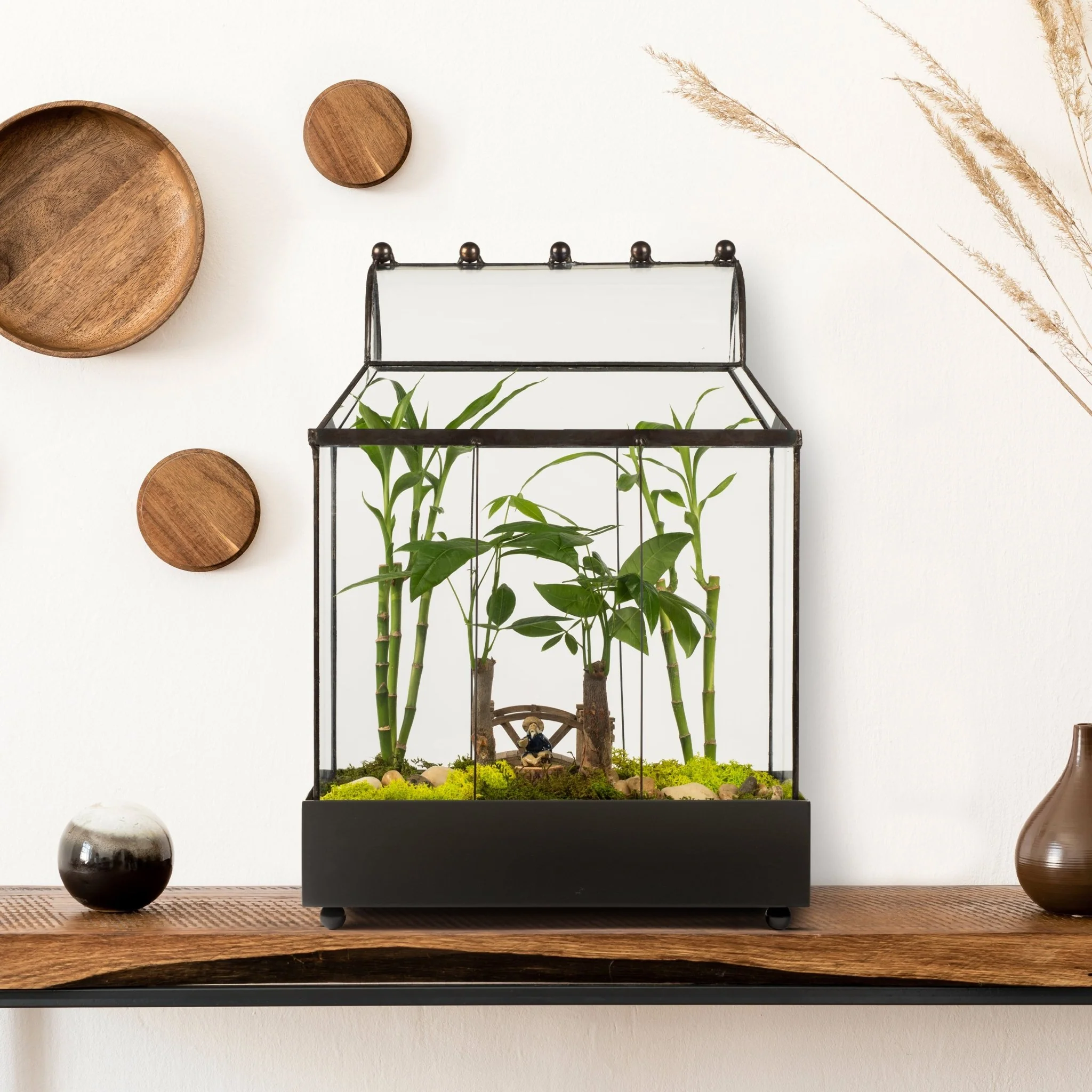 H Potter Glass Terrarium | Heirloom Wardian Case Planter - Image 7