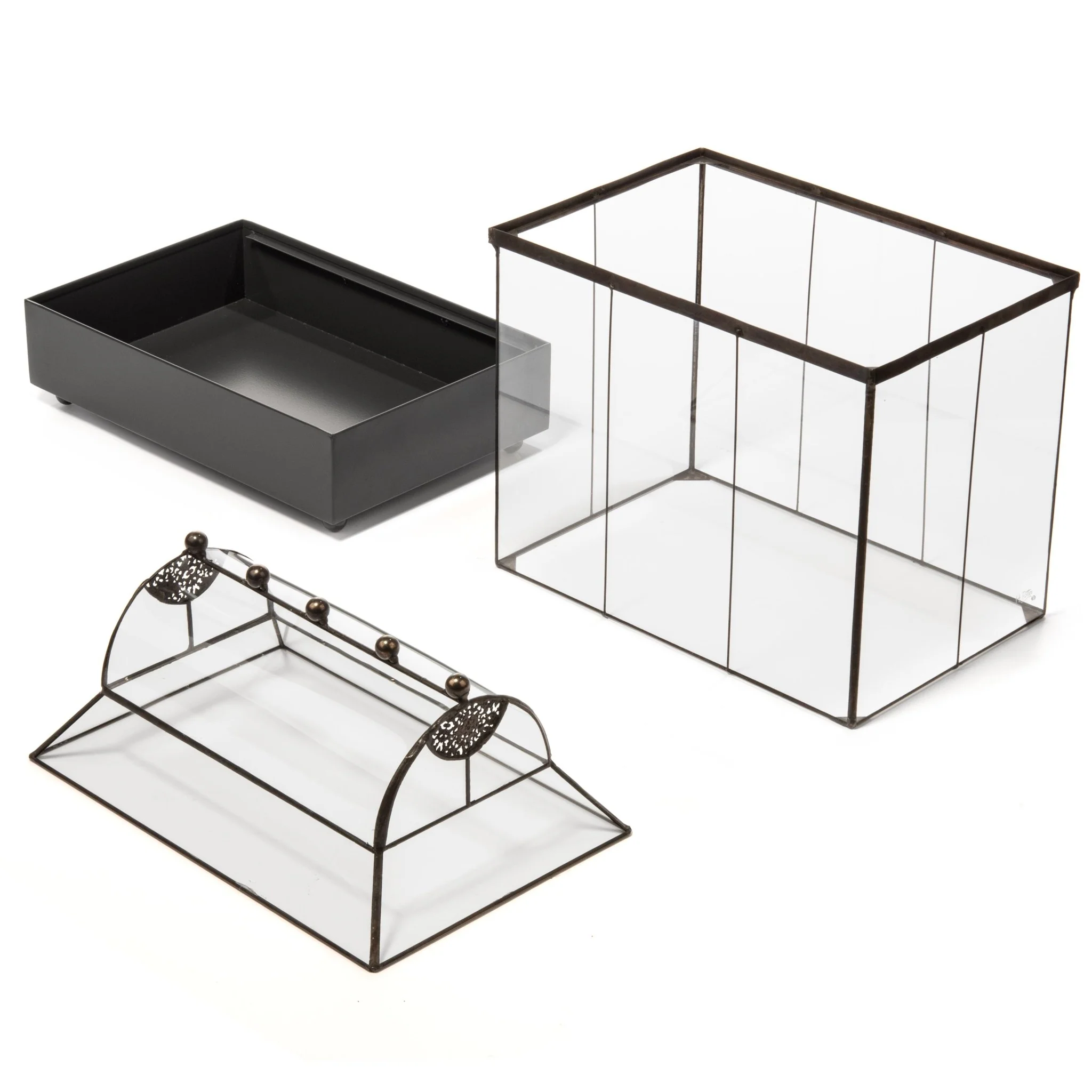 H Potter Glass Terrarium | Heirloom Wardian Case Planter - Image 9