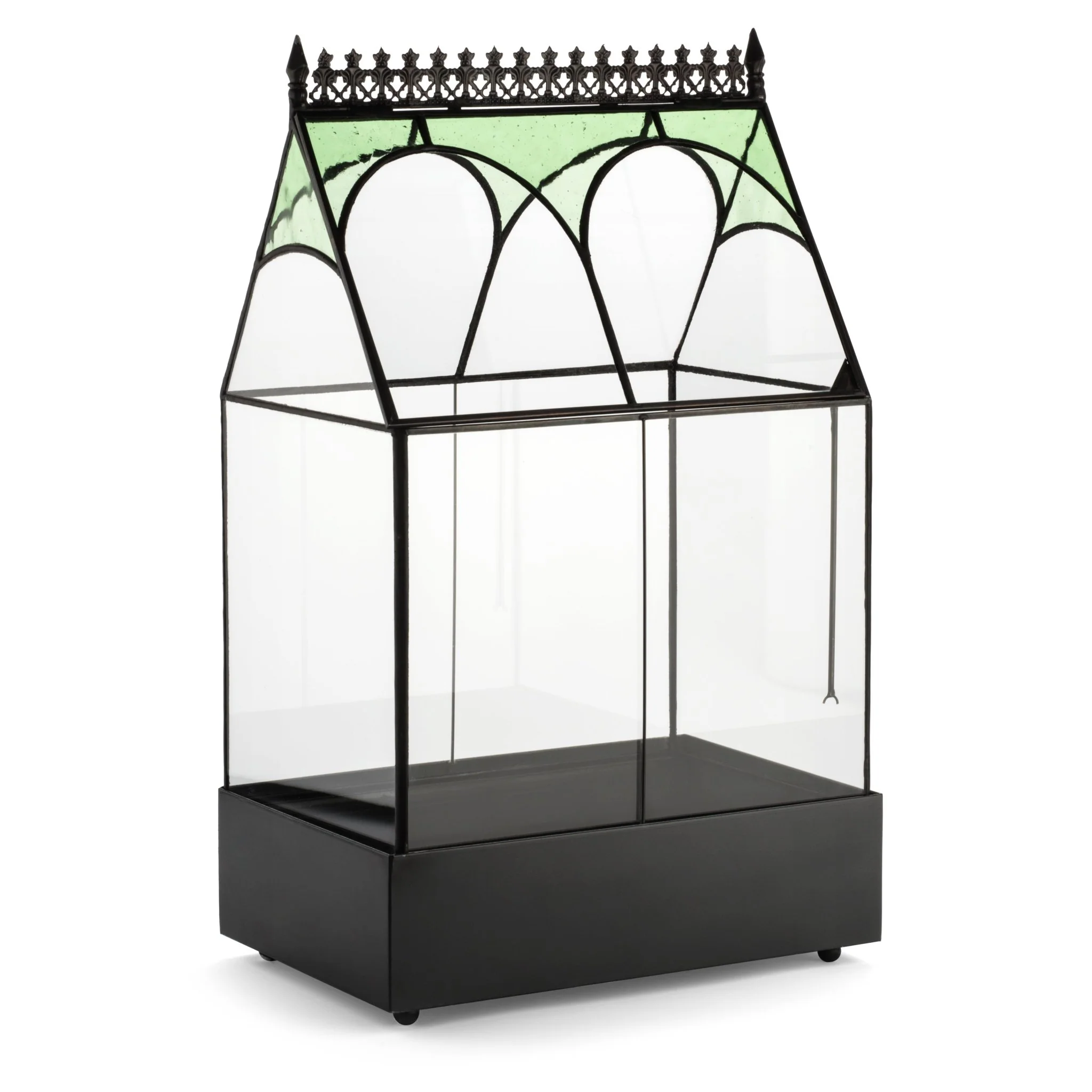 H Potter Vintage Green Wardian Case Terrarium – Sealed Glass Planter - Image 2