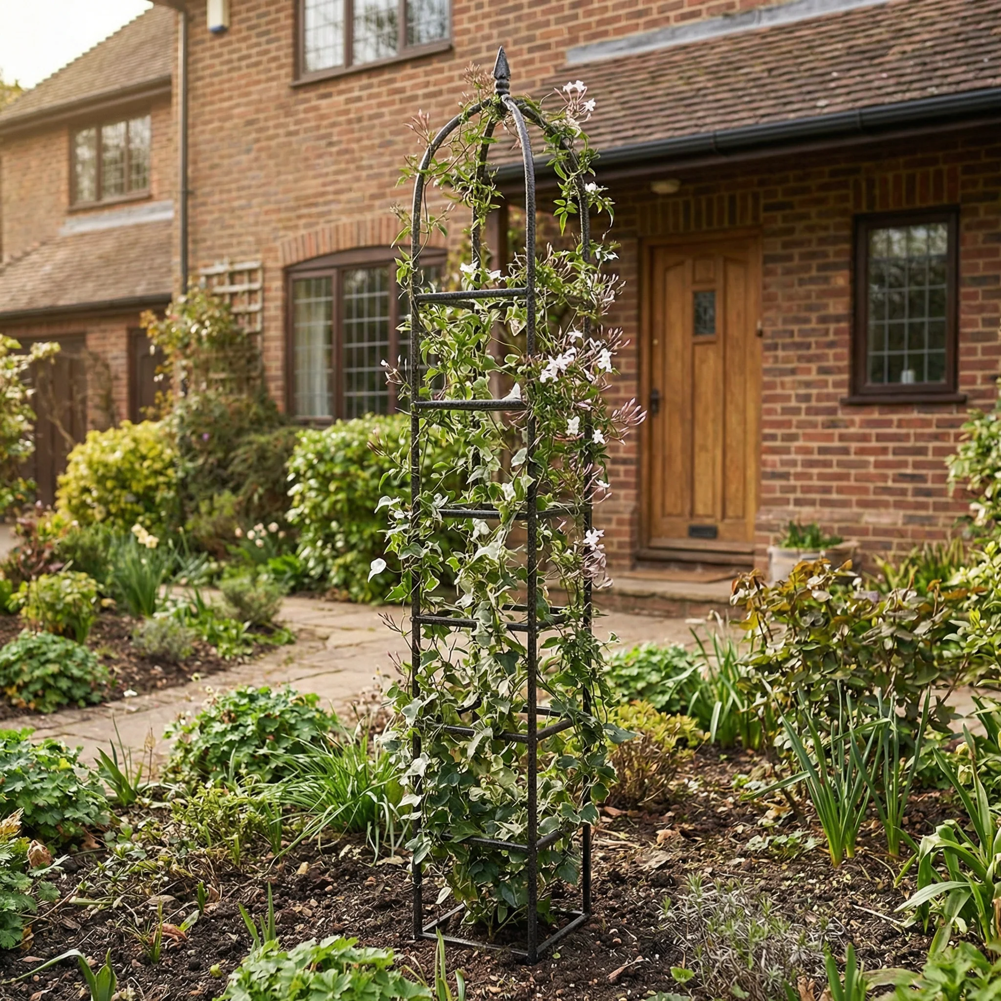 H Potter Trellis – Chic Farming Obelisk Trellis 76.5" Tall