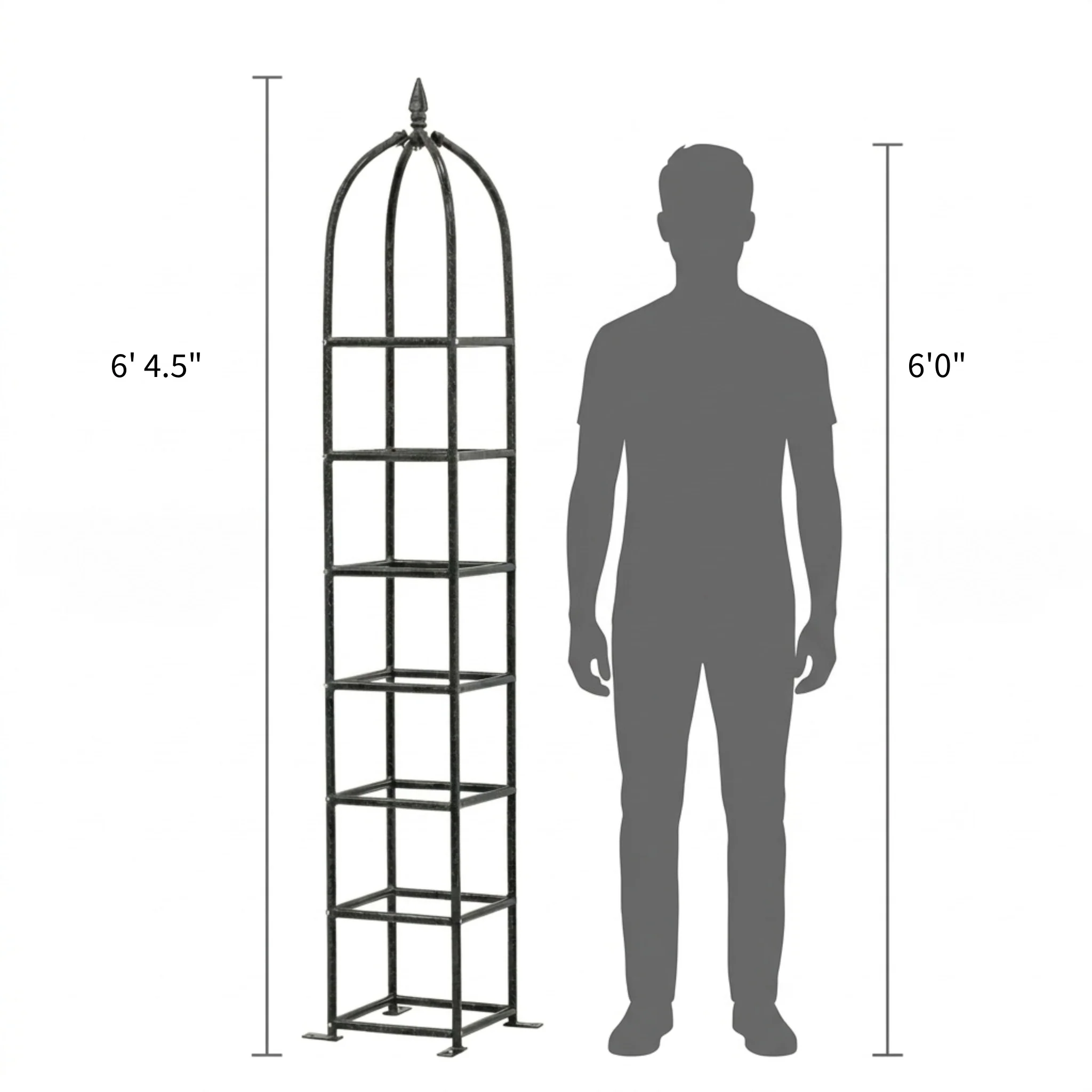 H Potter Trellis – Chic Farming Obelisk Trellis 76.5" Tall - Image 4