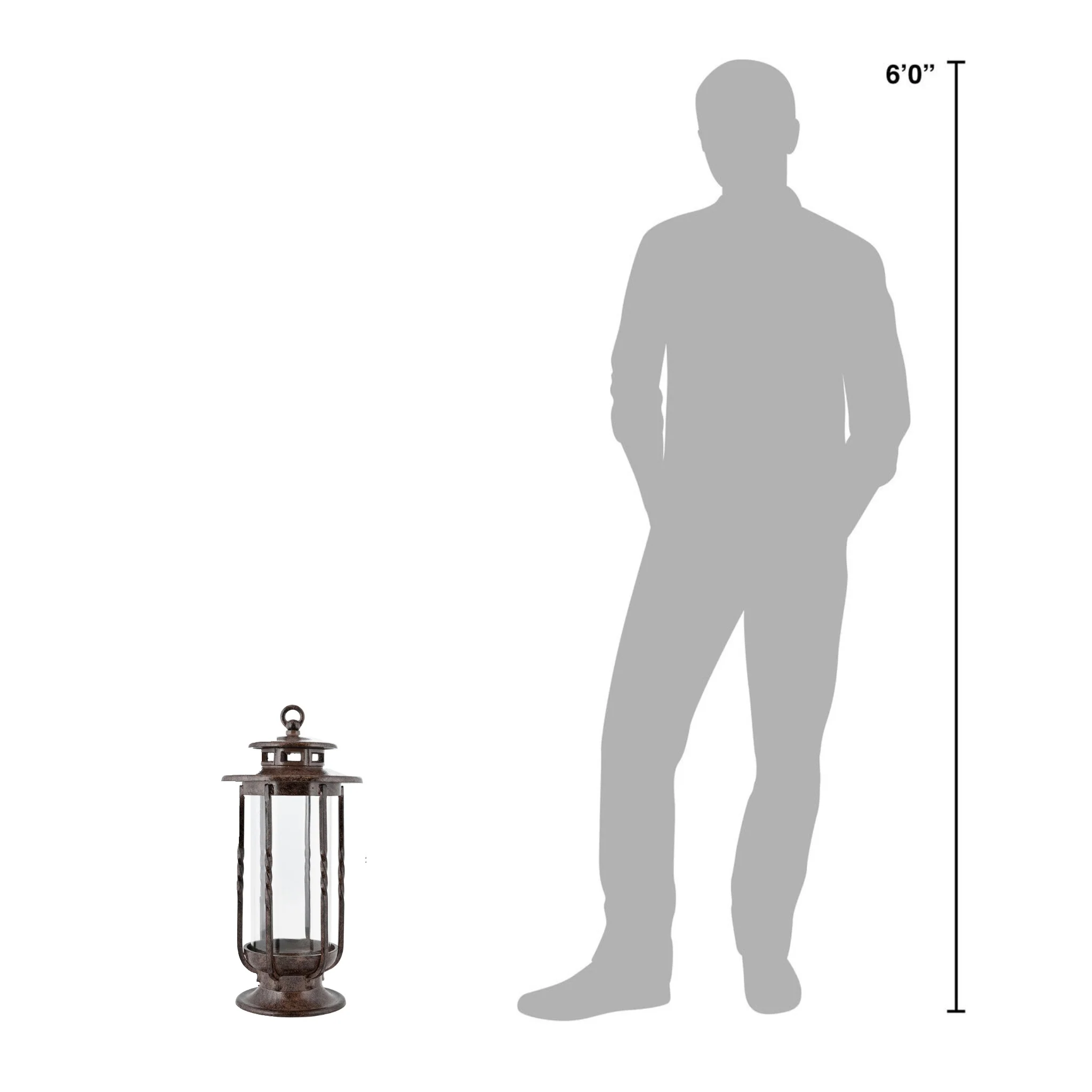 H Potter Lantern - Large 23" Decorative Hurricane Candle Holder Indoor Outdoor - Image 6