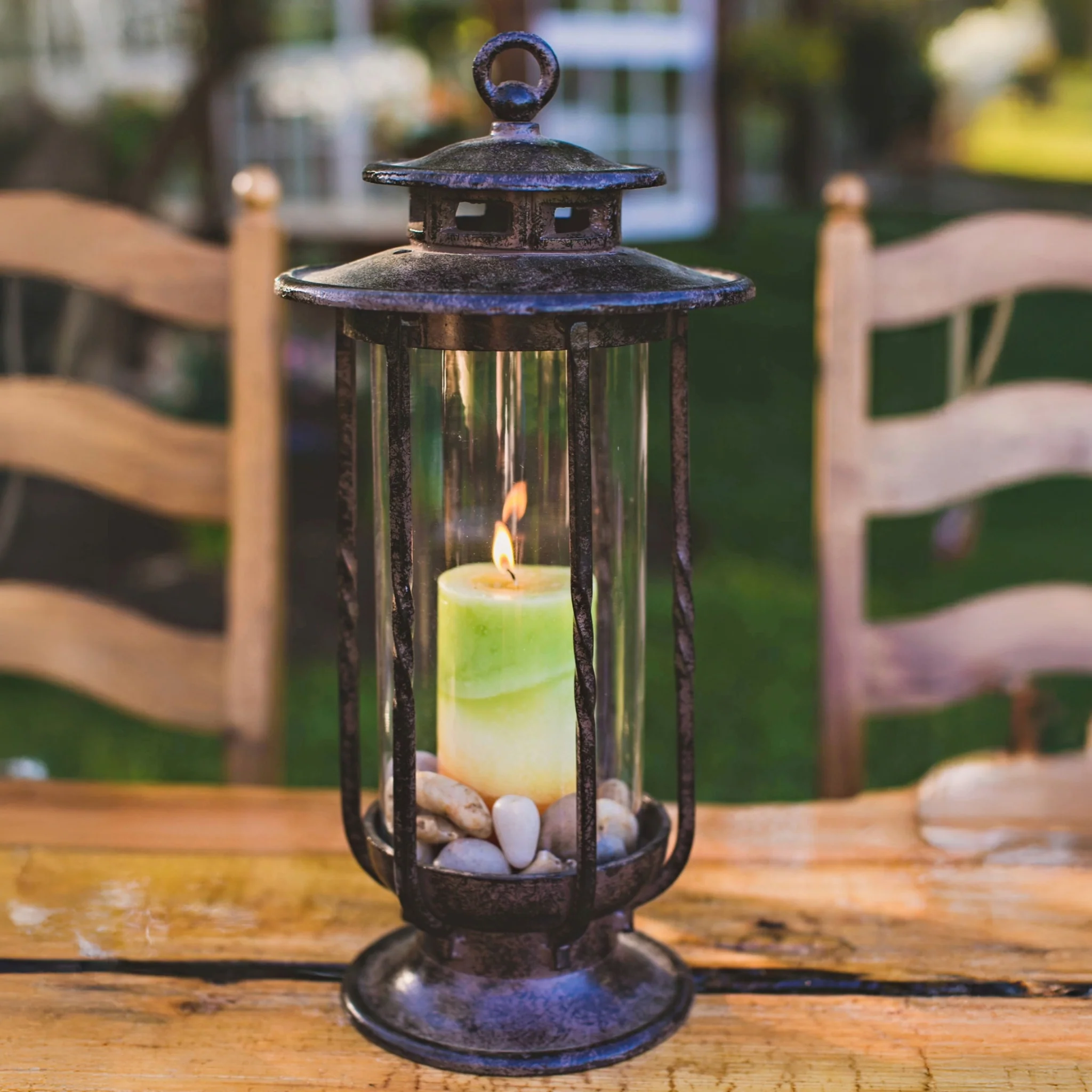 H Potter Lantern - Large 23" Decorative Hurricane Candle Holder Indoor Outdoor - Image 8