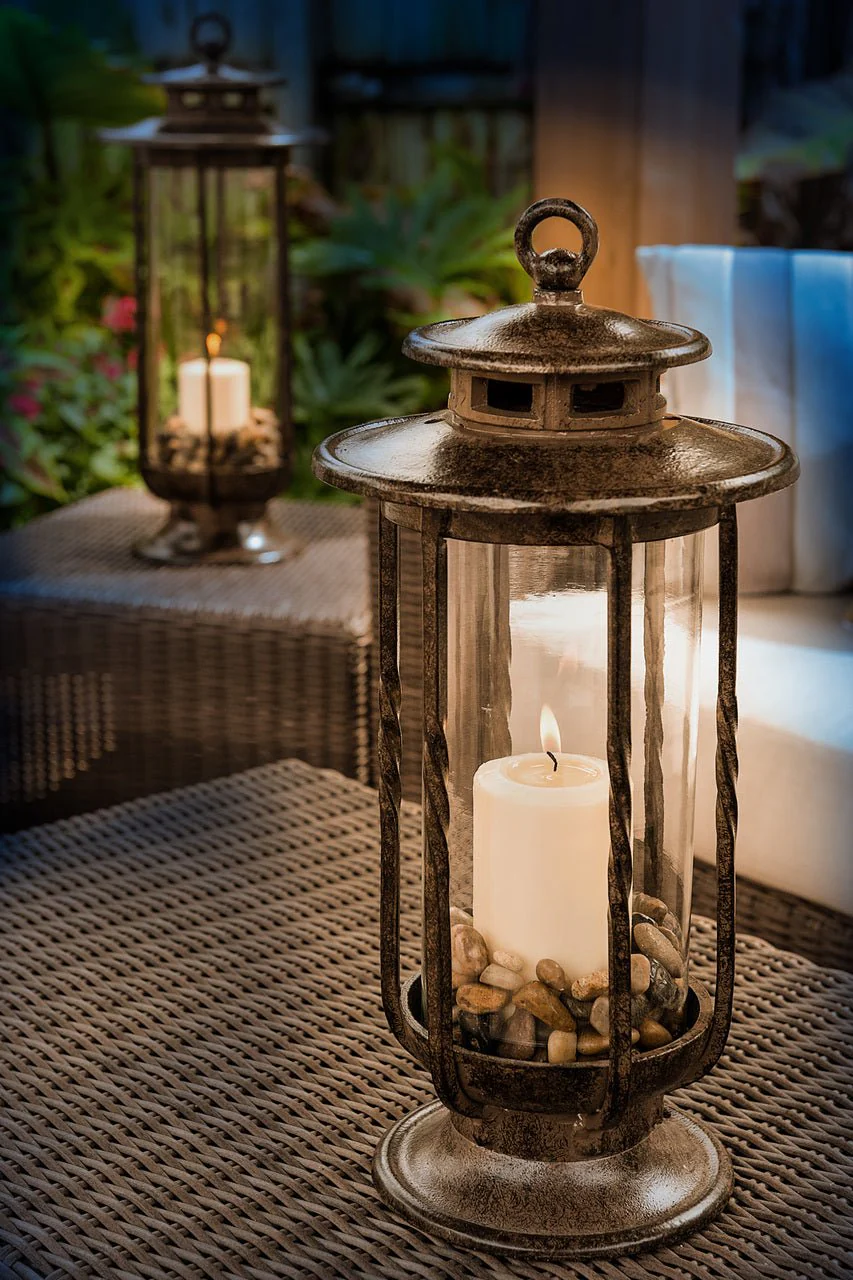 H Potter Lantern - 19" Decorative Hurricane Candle Holder Indoor Outdoor - Image 4