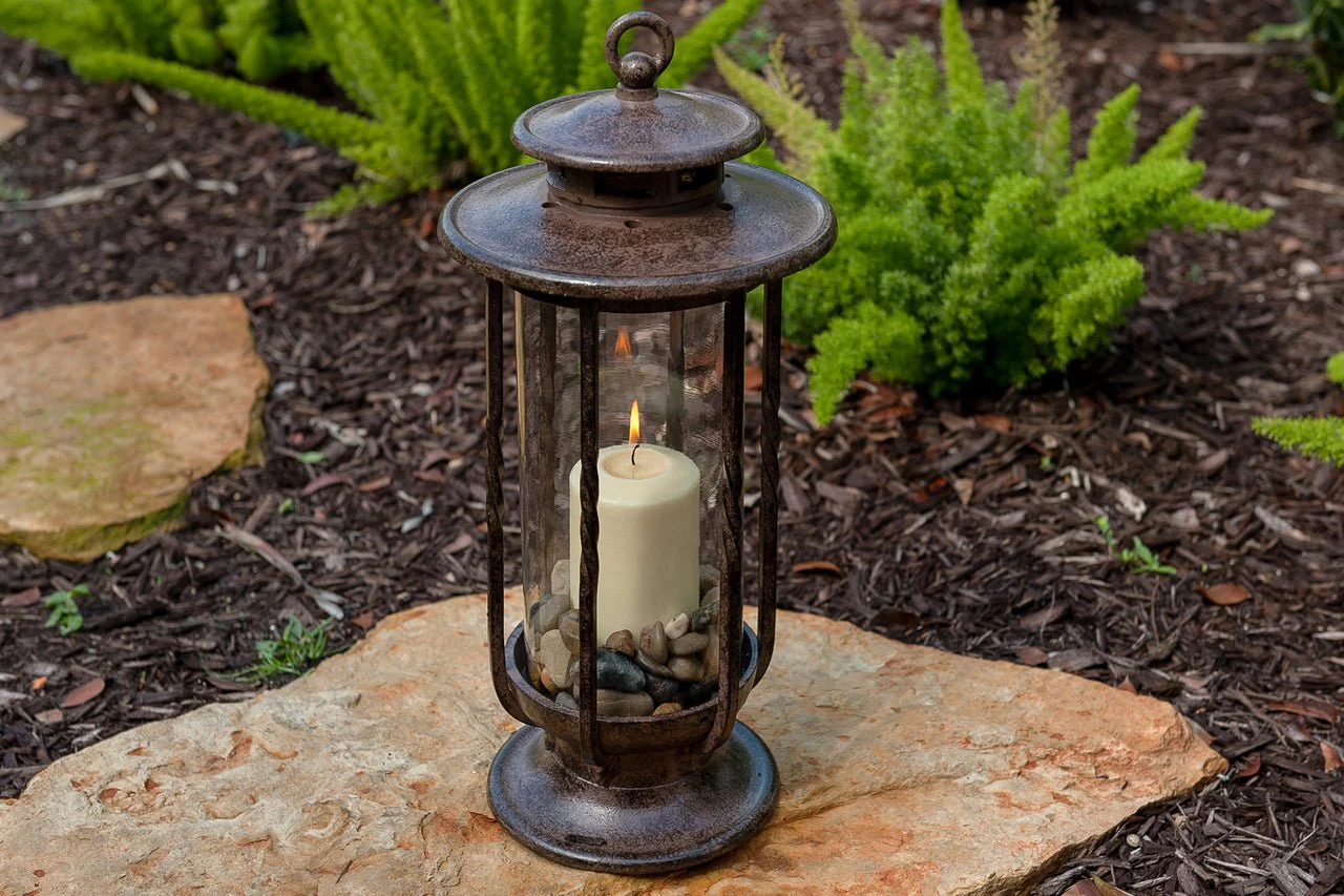 H Potter Lantern - 19" Decorative Hurricane Candle Holder Indoor Outdoor - Image 6