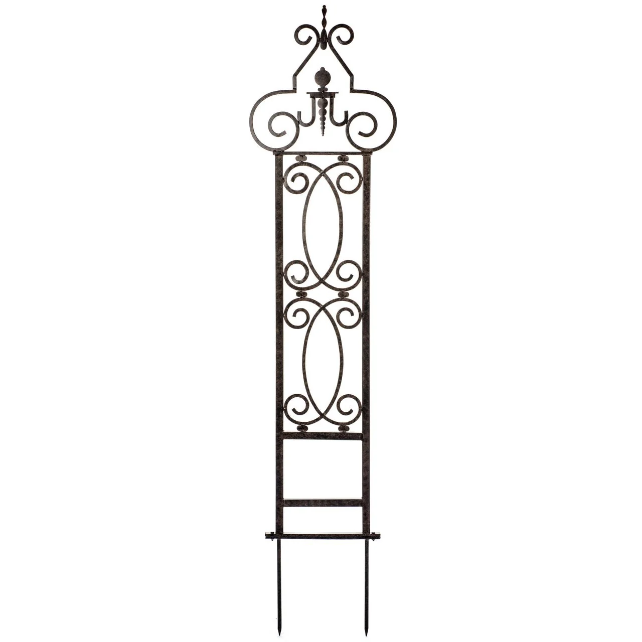 H Potter Heritage Scroll Garden Trellis Set of 2 – Metal Wall Trellis - Charcoal Brown - Image 6