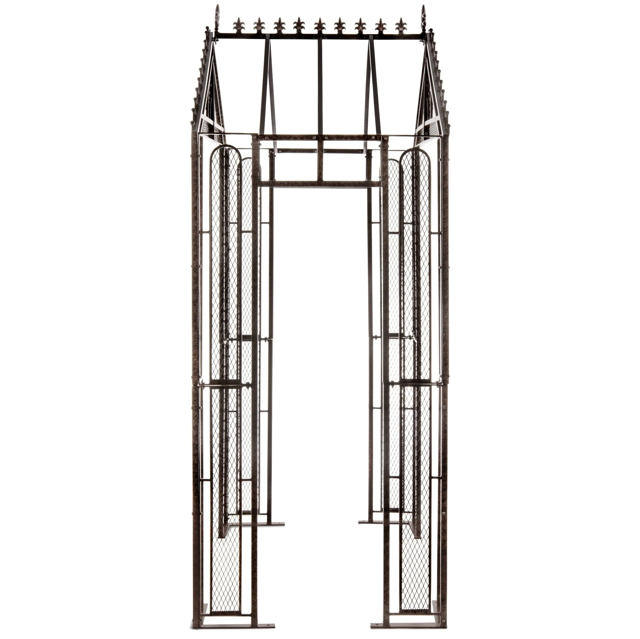 H Potter Marabella Garden Arbor - Trellis Arch - Metal - Heavy-Duty for Climbing Plants - Image 4