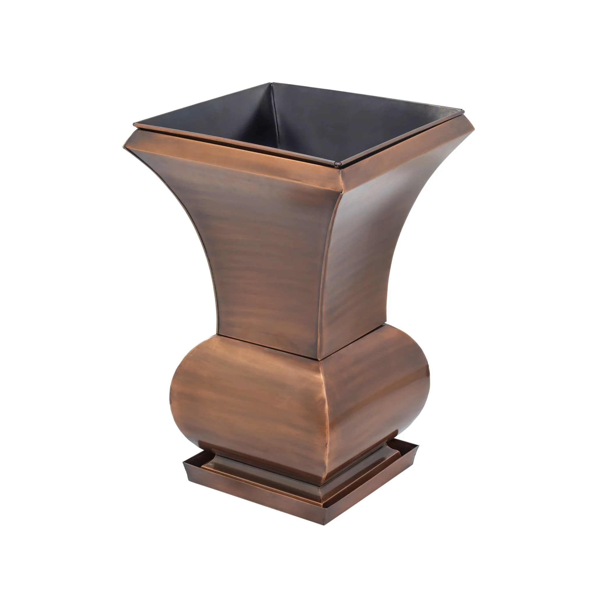 H Potter Biltmore Tall Copper Garden Urn Planter | 27" Indoor Outdoor Decorative Planter - Image 13