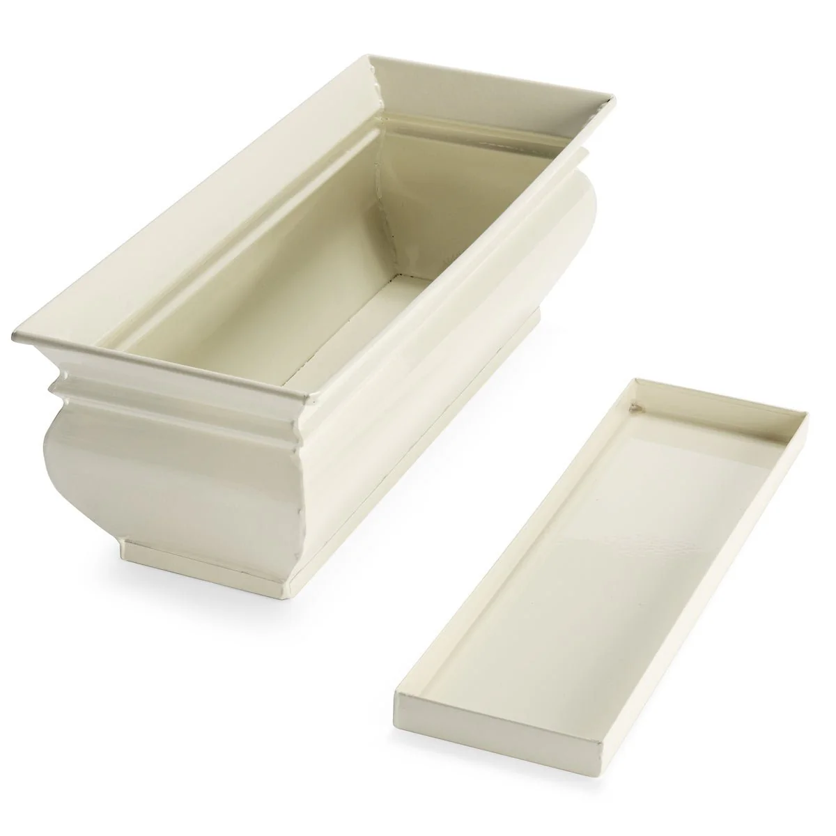 H Potter Herb Pot Indoor Window Succulent Planter with Drainage and Tray - Image 5