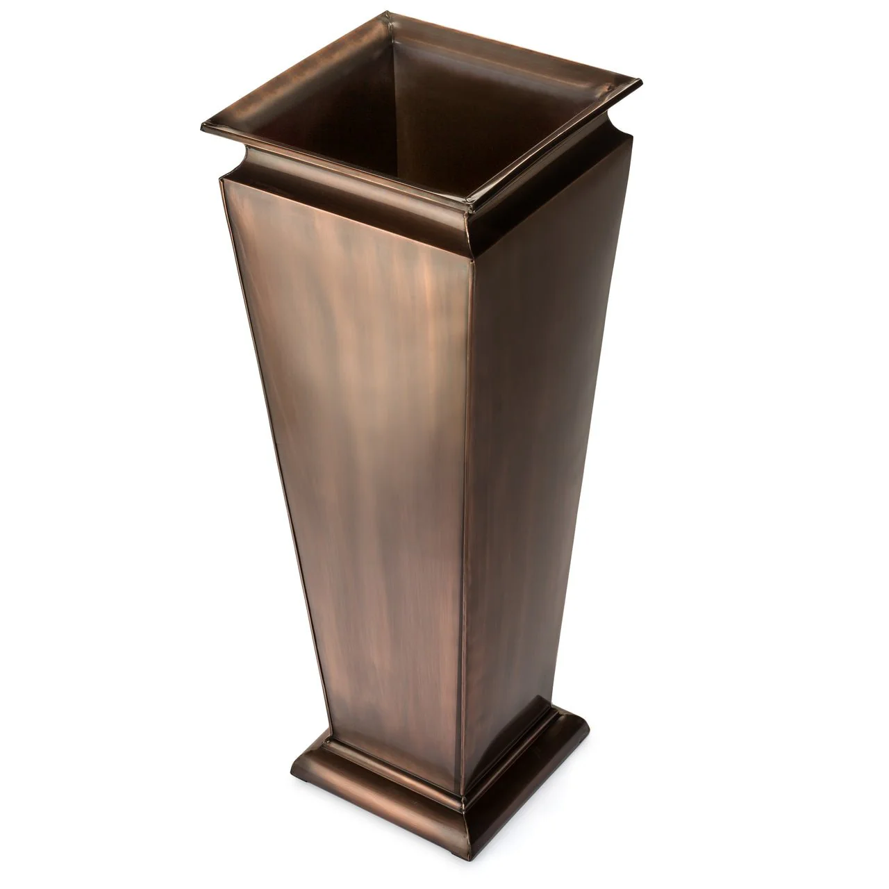 H Potter 36" Tall Tapered Copper Entryway Planter - Image 7