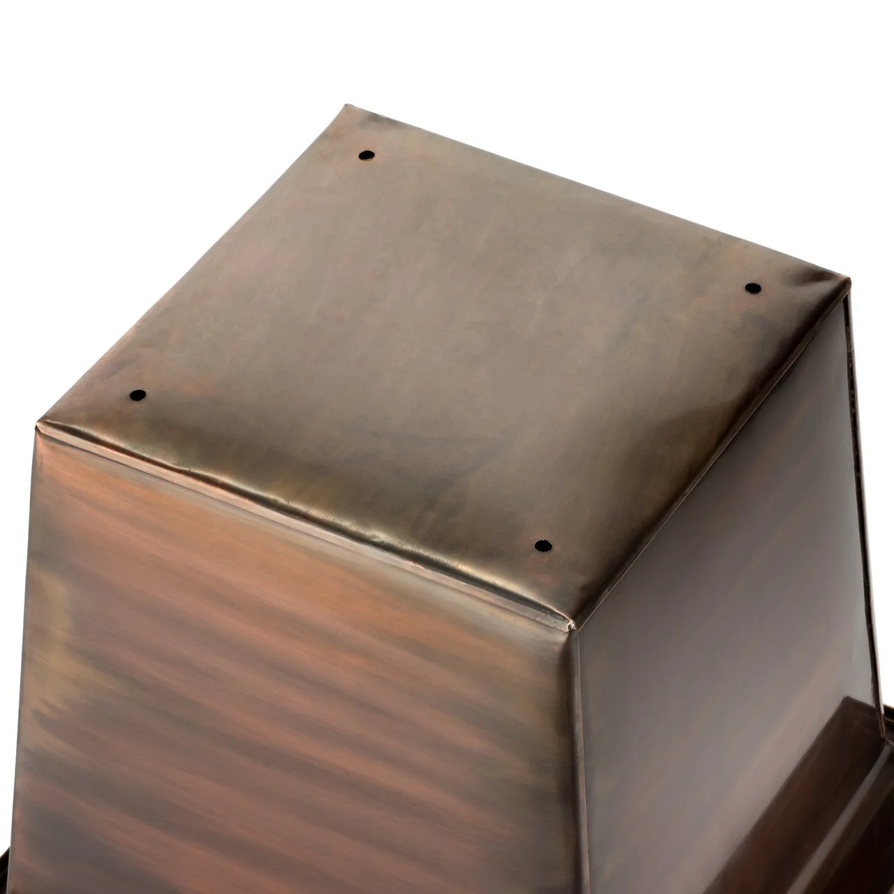 H Potter 36" Tall Tapered Copper Entryway Planter - Image 9