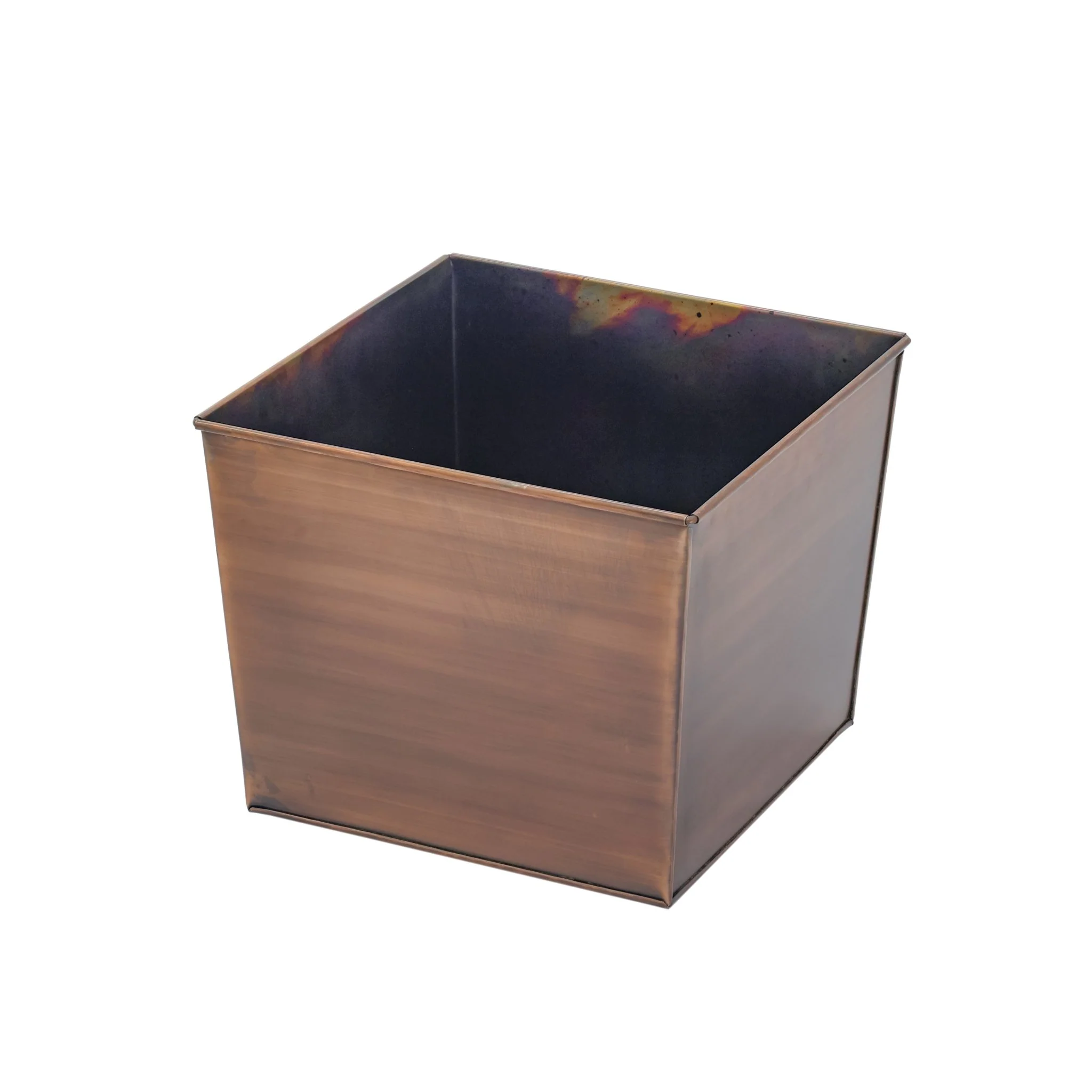 H Potter Carrington Tall Antique Copper Planter | 33" Tapered Indoor Outdoor Planter - Image 12