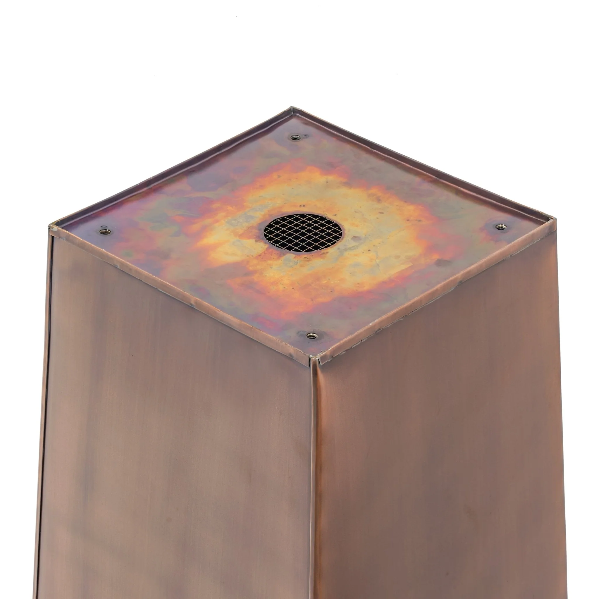 H Potter Carrington Tall Antique Copper Planter | 33" Tapered Indoor Outdoor Planter - Image 8