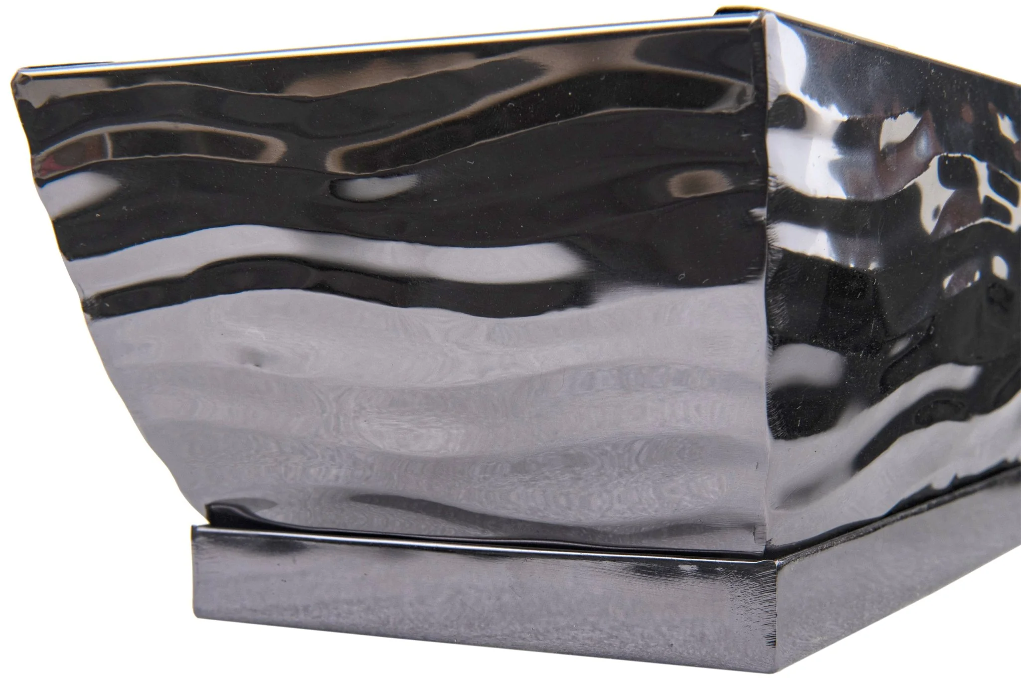 H Potter Rectangular Planter Flower Pot Indoor Outdoor Window Box Black Nickel Finish - Image 3