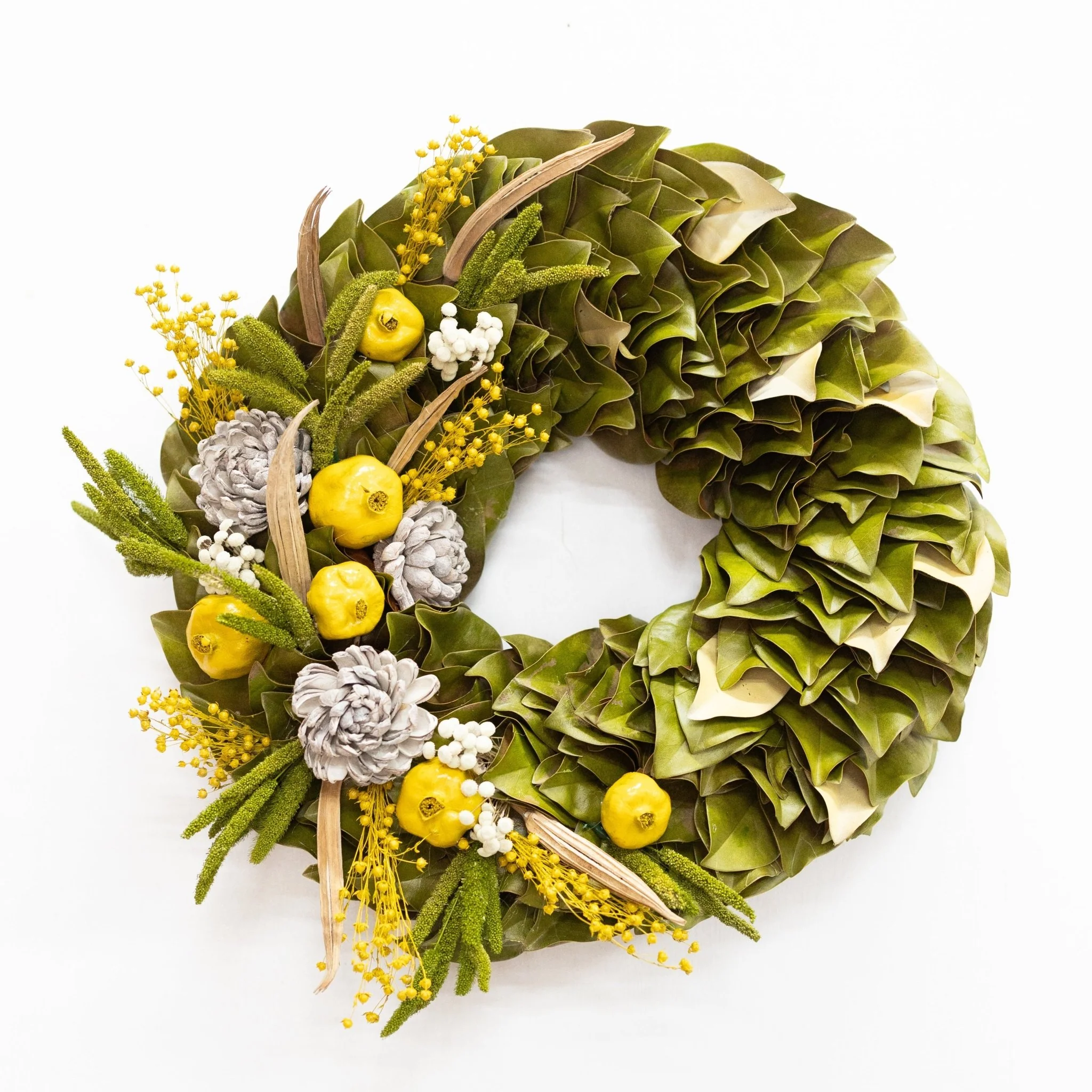 H Potter Garden Radiance Dried Wreath – Spring Botanical Wreath - Image 4