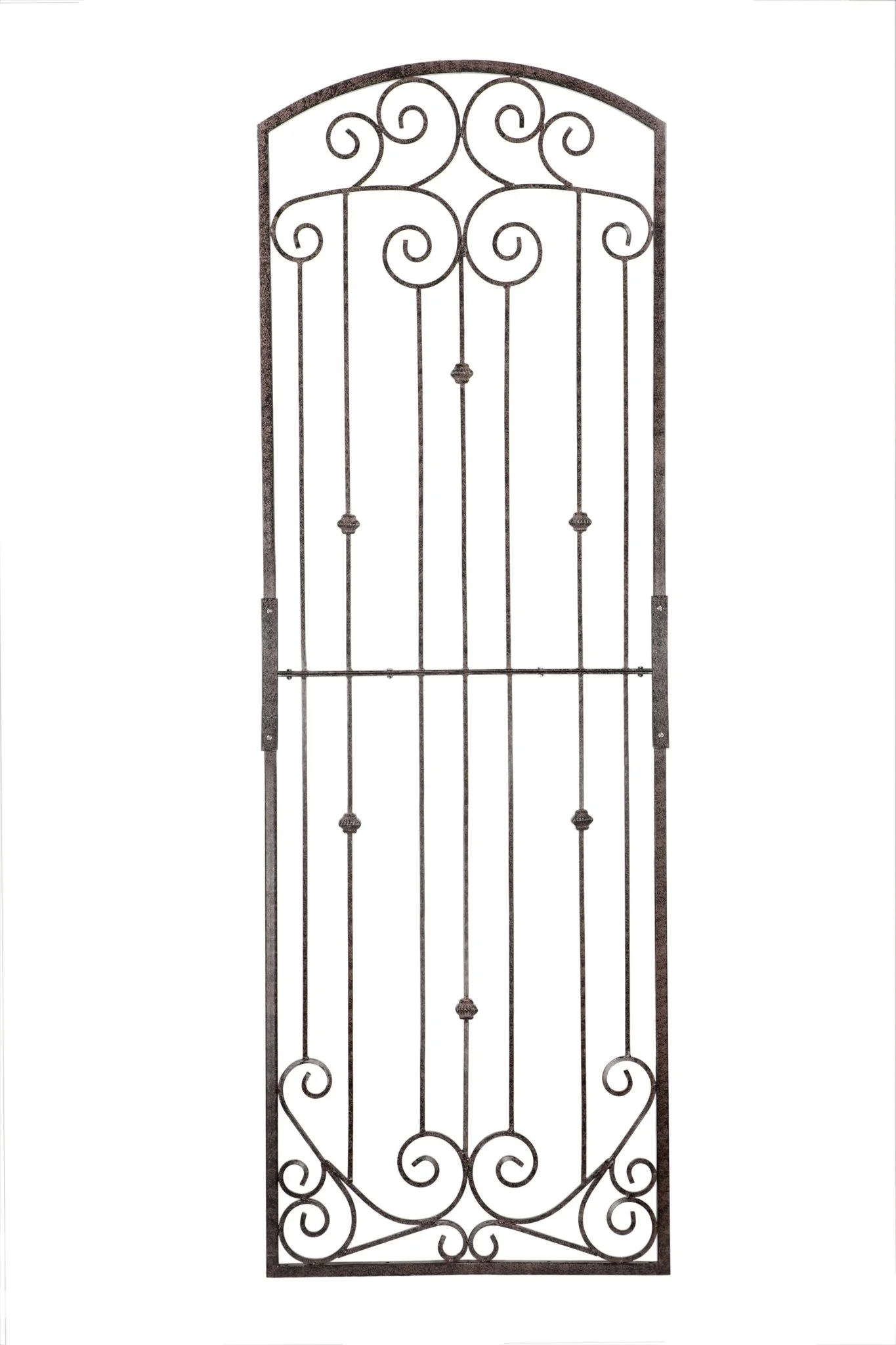 H Potter Lenox Estate Wall Trellis – 8ft Tall Iron Garden Screen - Charcoal Brown - Image 6