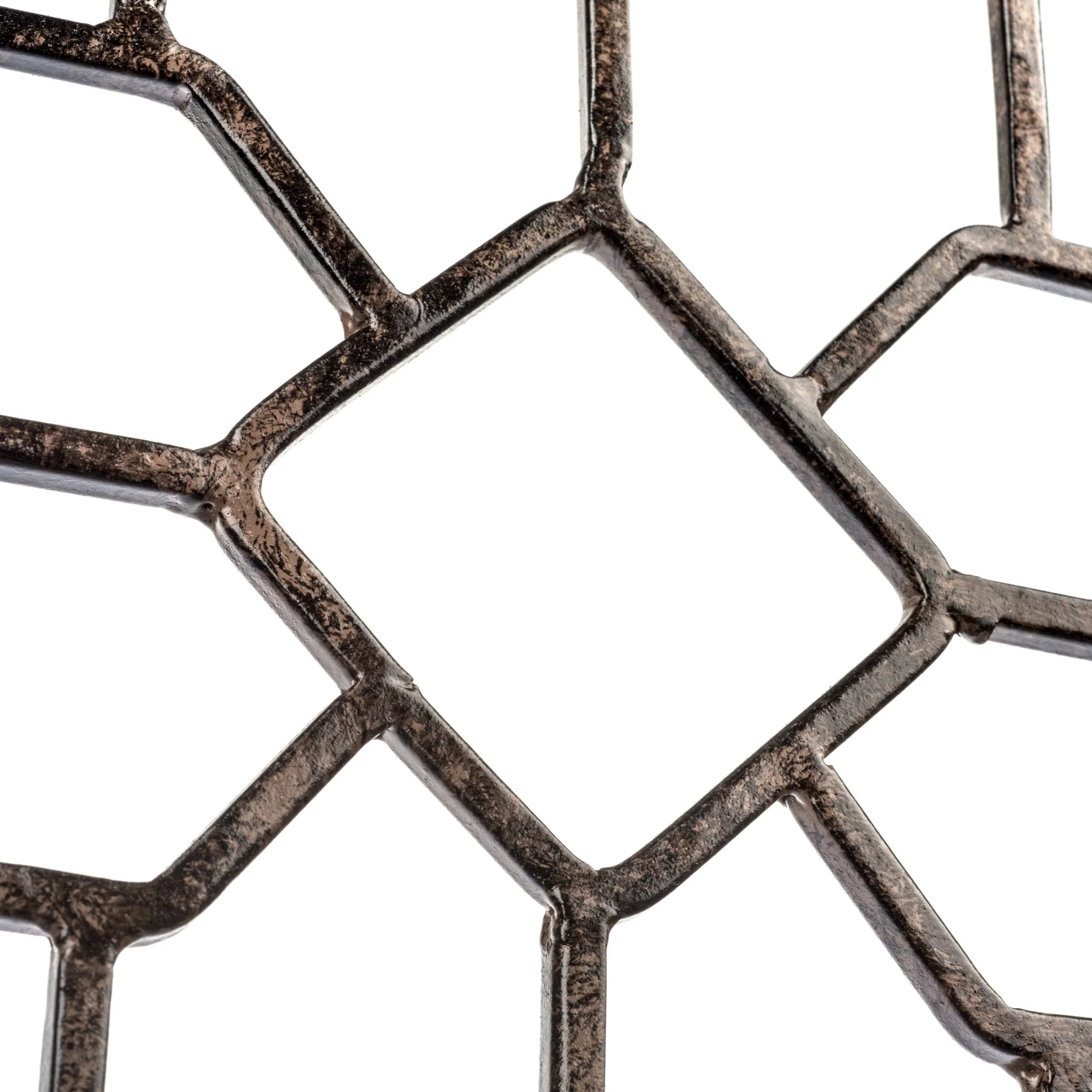 H Potter Diamond Wall Trellis - Set of 3 - Iron Garden Screen Panel - 69" Tall -Charcoal Brown - Image 7