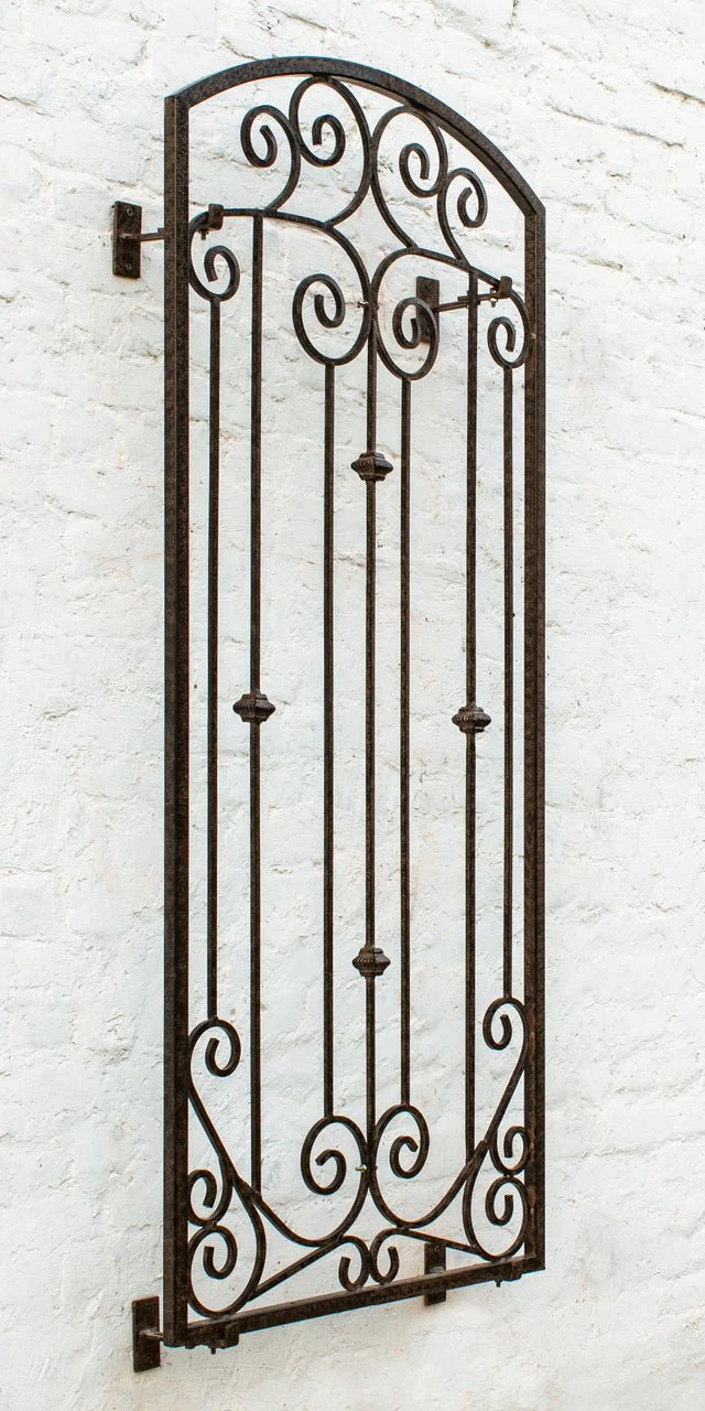 H Potter Lenox Estate Wall Trellis – 6ft Tall Iron Garden Screen - Charcoal Brown - Image 3