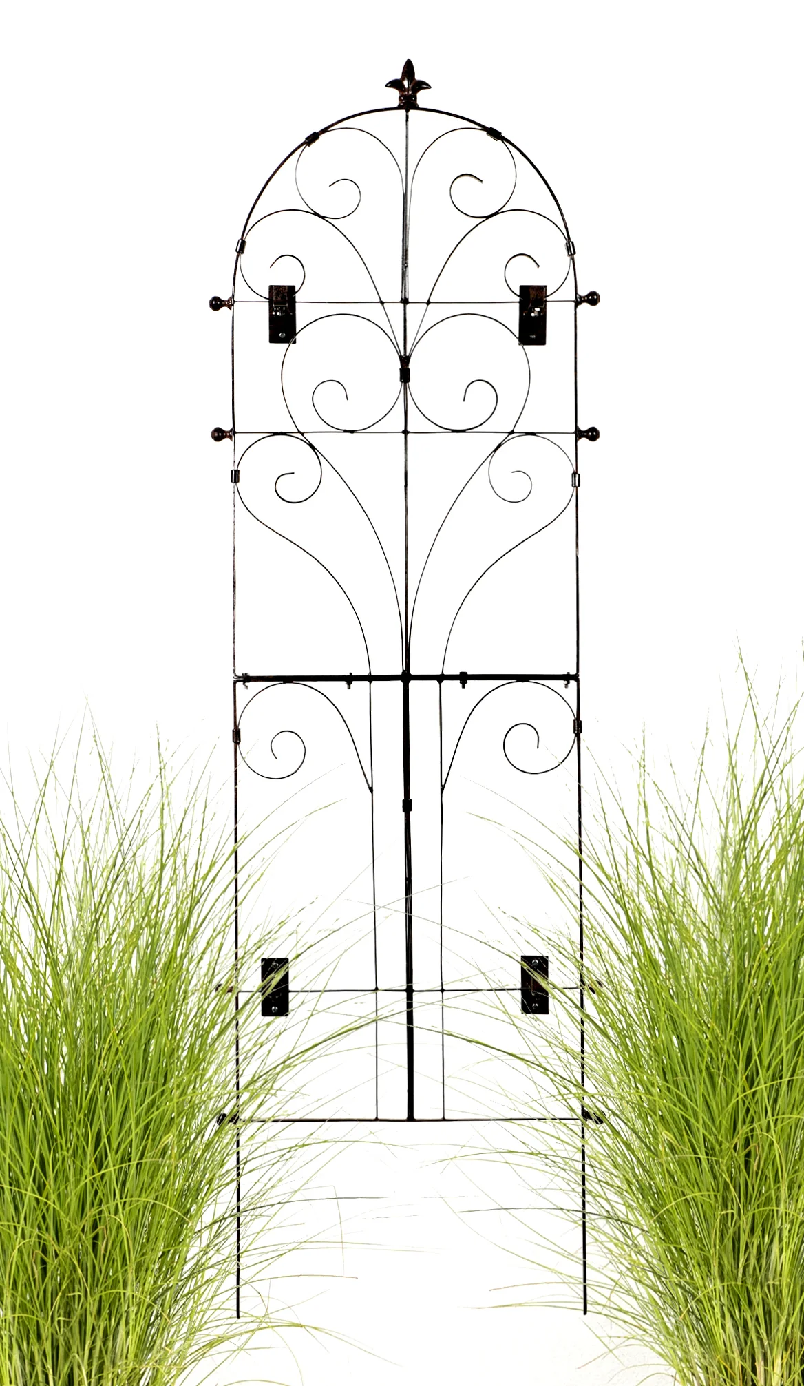 H Potter Large Italian Wall Trellis - Iron Garden Screens -  74" Tall