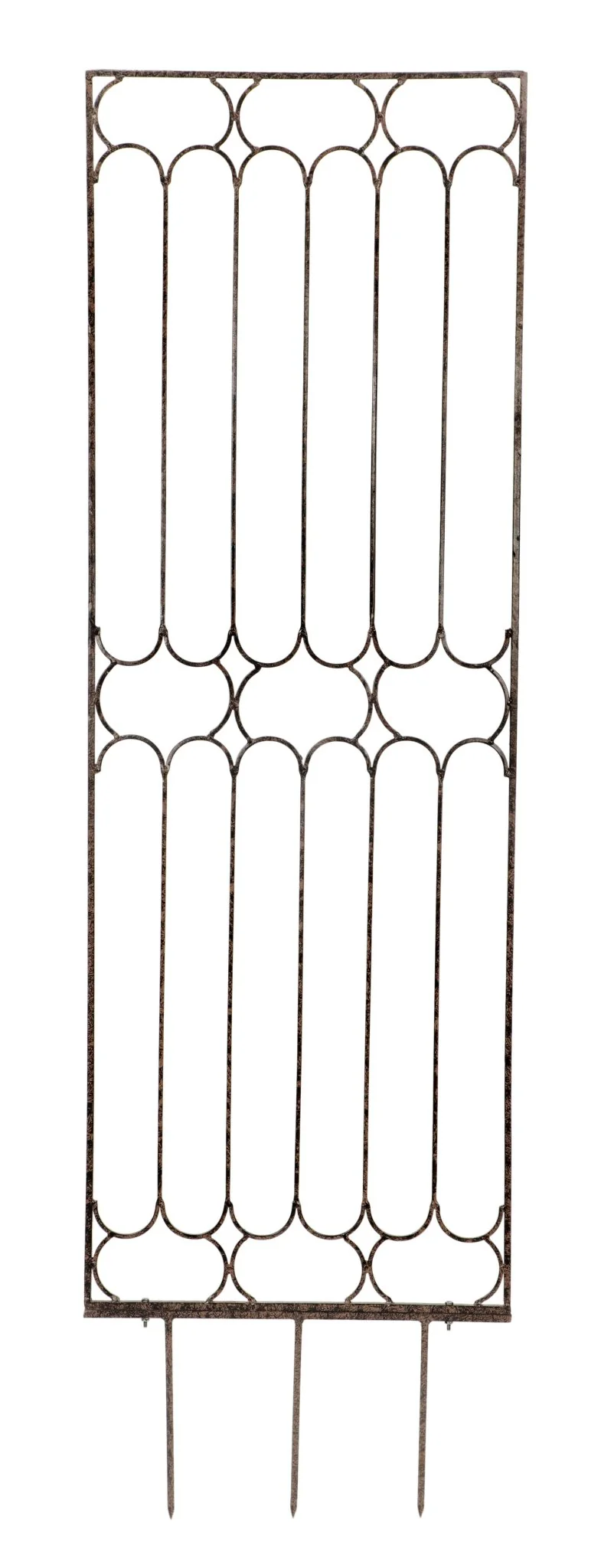 H Potter Carlisle Wall Trellis - Set of 2 – 69" Tall Iron Garden Screens - Charcoal Brown - Image 3