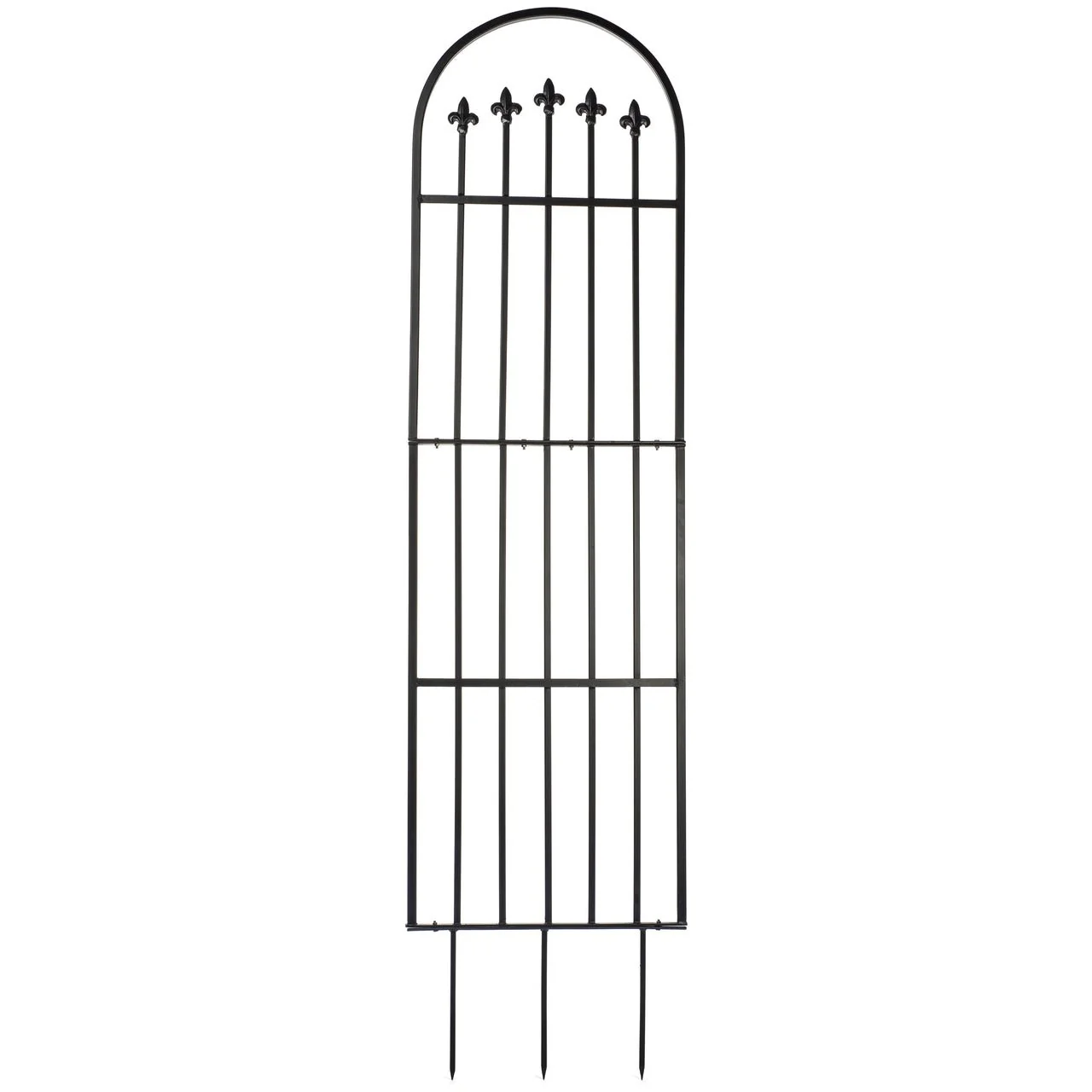 H Potter Verona Garden Wall Trellis - Set of 2 – Heavy Duty Iron - Black Finish - 80.75" Tall - Image 8