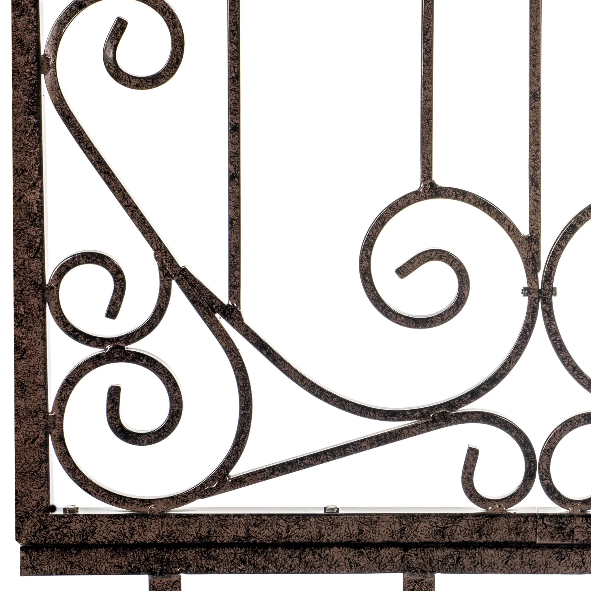 H Potter Lenox Estate Trellis - 8ft Tall Iron Garden Trellis - Freestanding Screen - Image 9