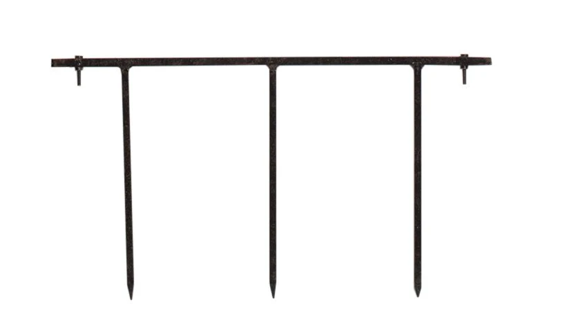 H Potter Delaney Freestanding Trellis – 69" Tall Charcoal Brown - Iron Garden Screen - Image 7