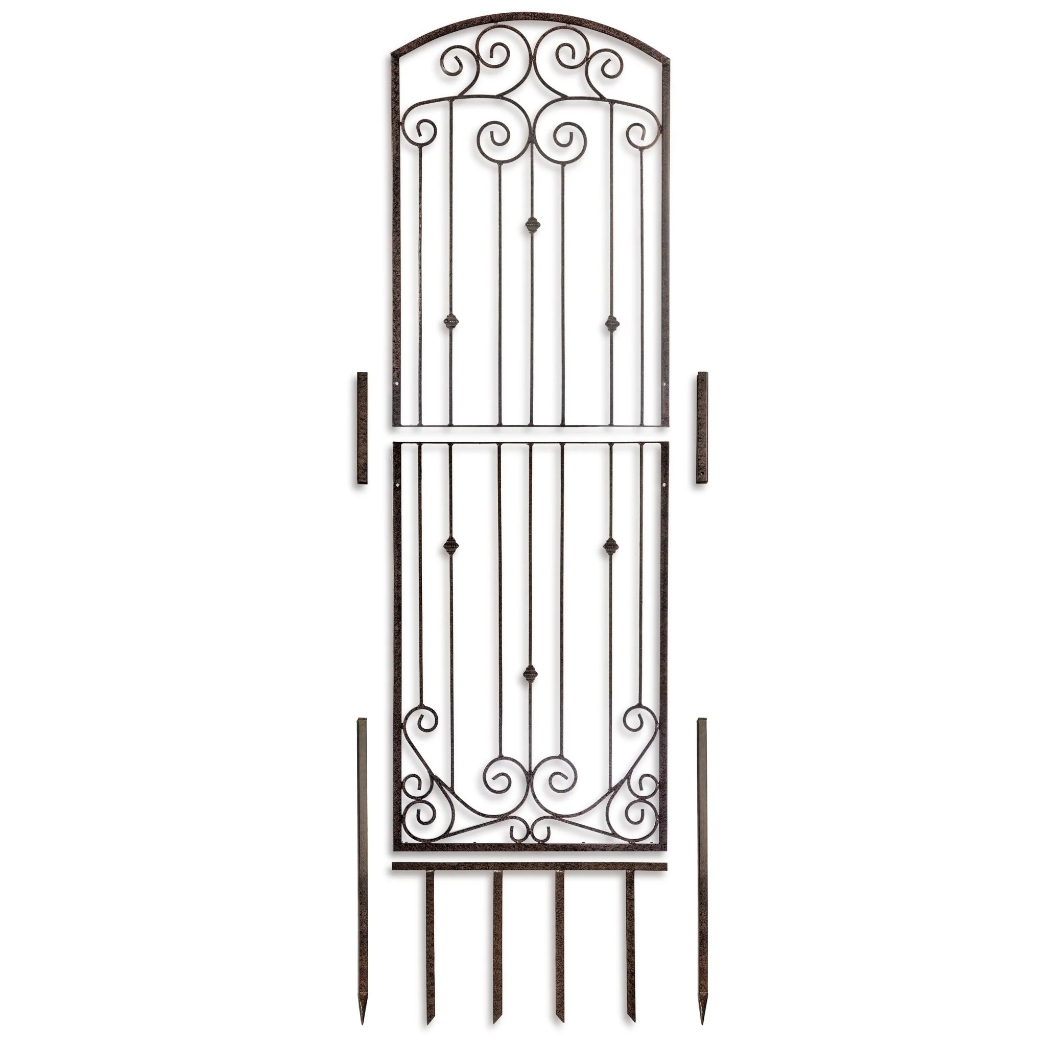 H Potter Lenox Estate Trellis - 8ft Tall Iron Garden Trellis - Freestanding Screen - Image 4