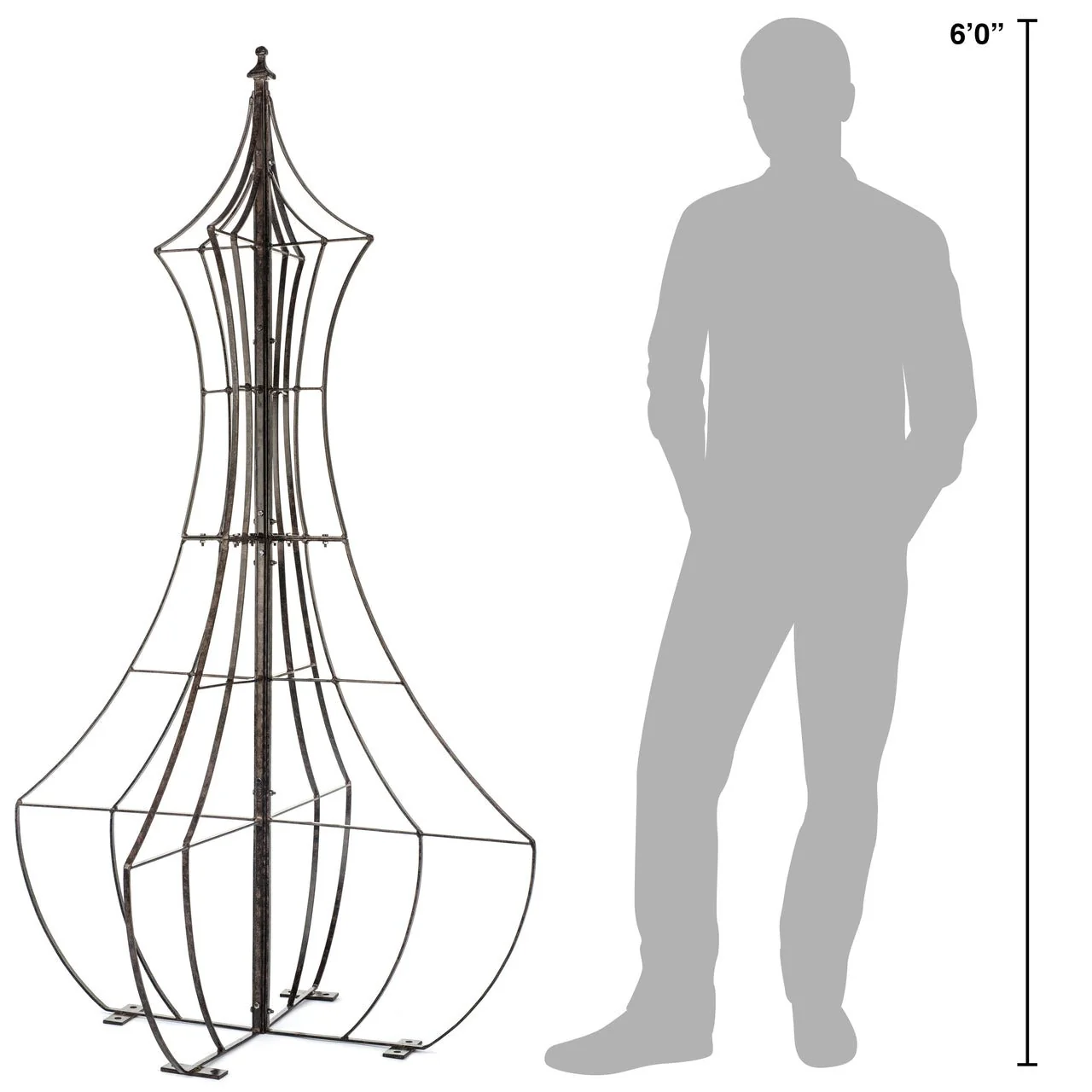 H Potter Genie Trellis Metal Garden Yard Art - Image 4