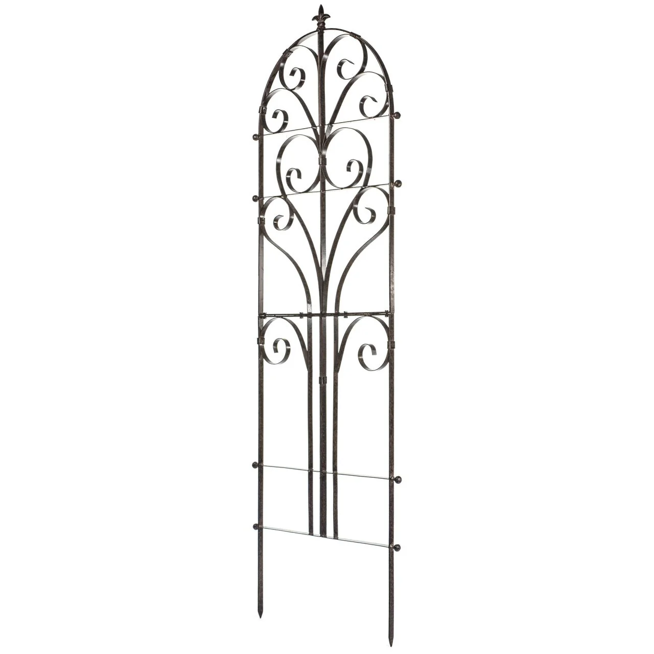 H Potter Large Italian Iron Garden Trellis - Freestanding - Heavy Duty - Image 5