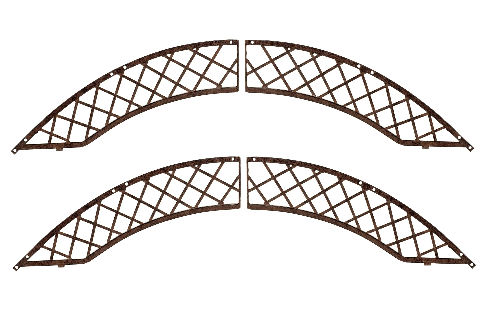 H Potter Savannah Metal Garden Trellis - Freestanding - Large Heavy Duty Screen Set of Two - Image 9