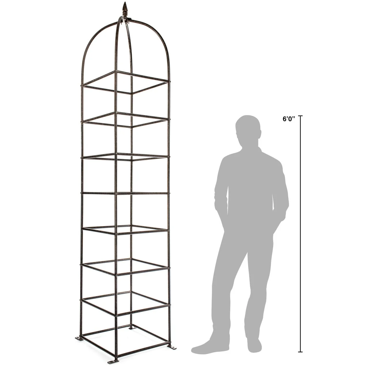H Potter Chic Farming Obelisk Trellis - Large 18" Square 103" Tall - Image 3
