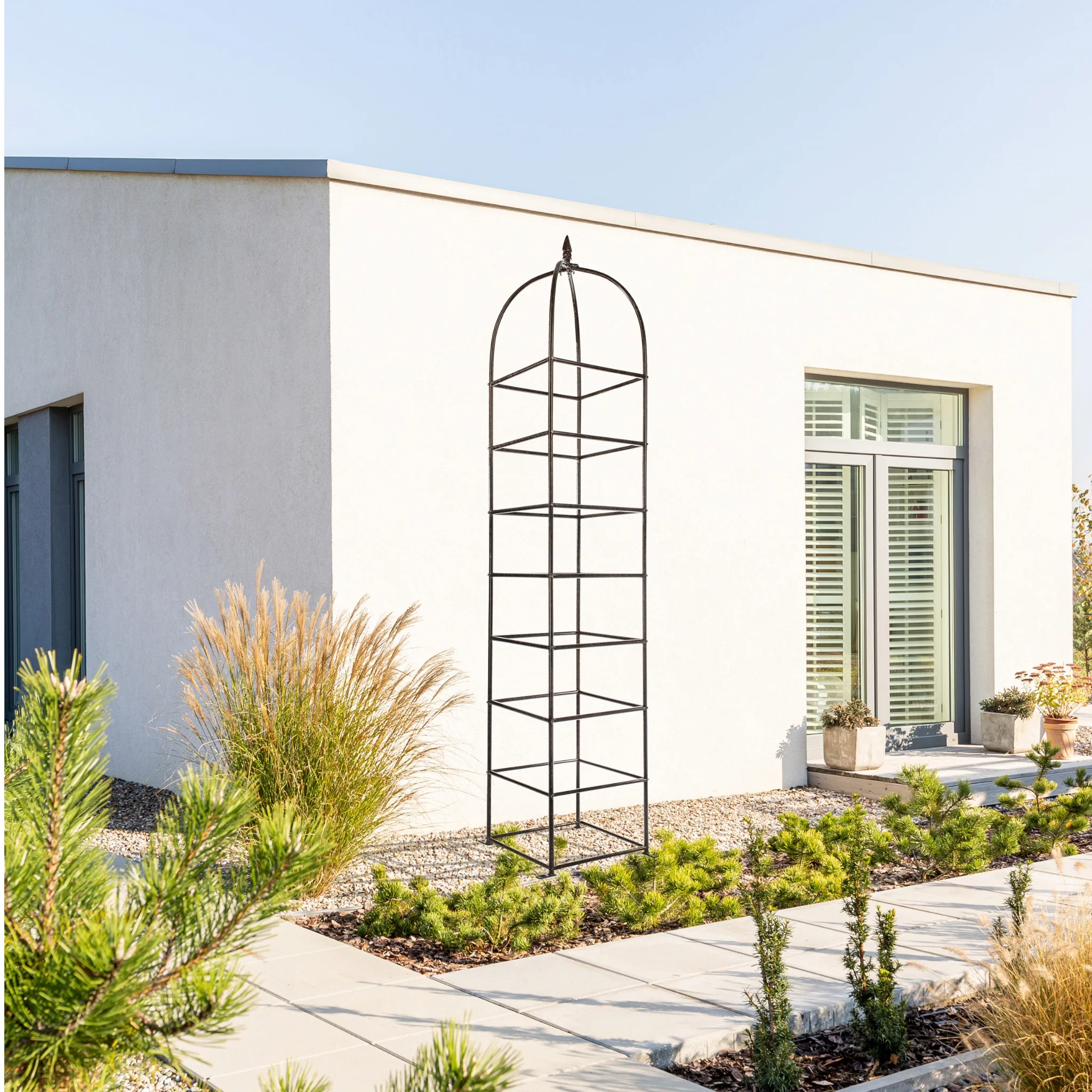 H Potter Chic Farming Obelisk Trellis - Large 18" Square 103" Tall - Image 7