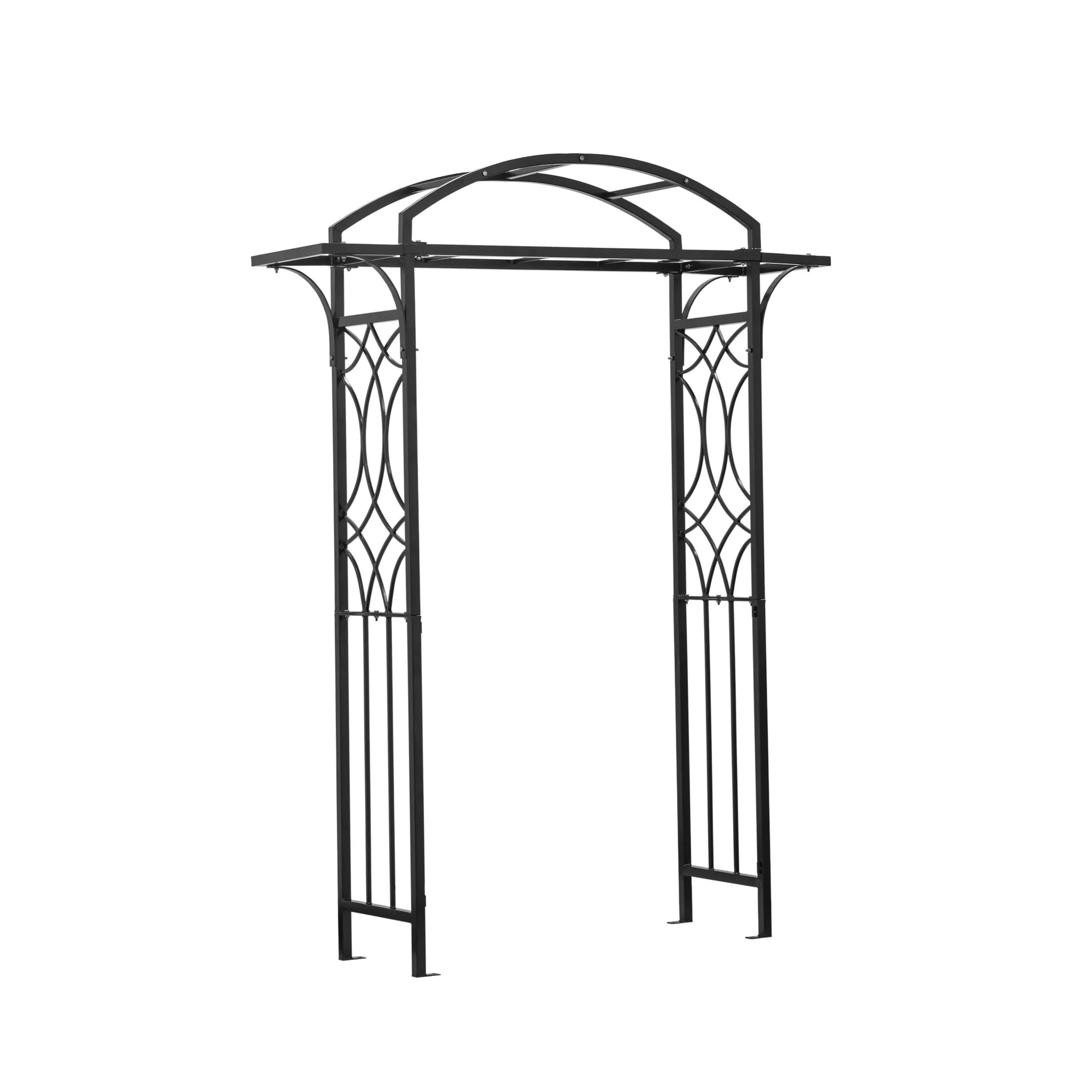 H Potter Geometric Garden Arbor – Heavy Duty Freestanding Arch - Image 3
