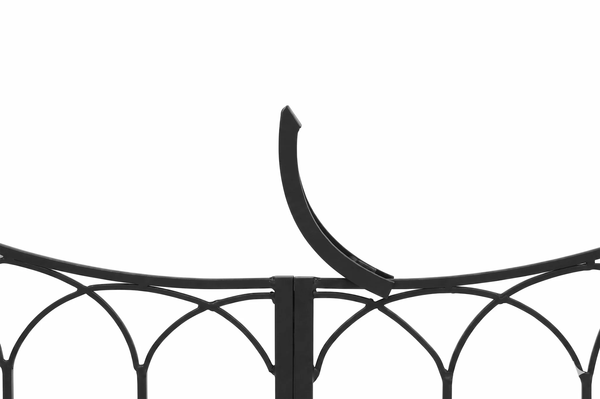 H Potter Gothic Arbor Arch with Gate - Freestanding Garden Gateway Arbor - Image 10