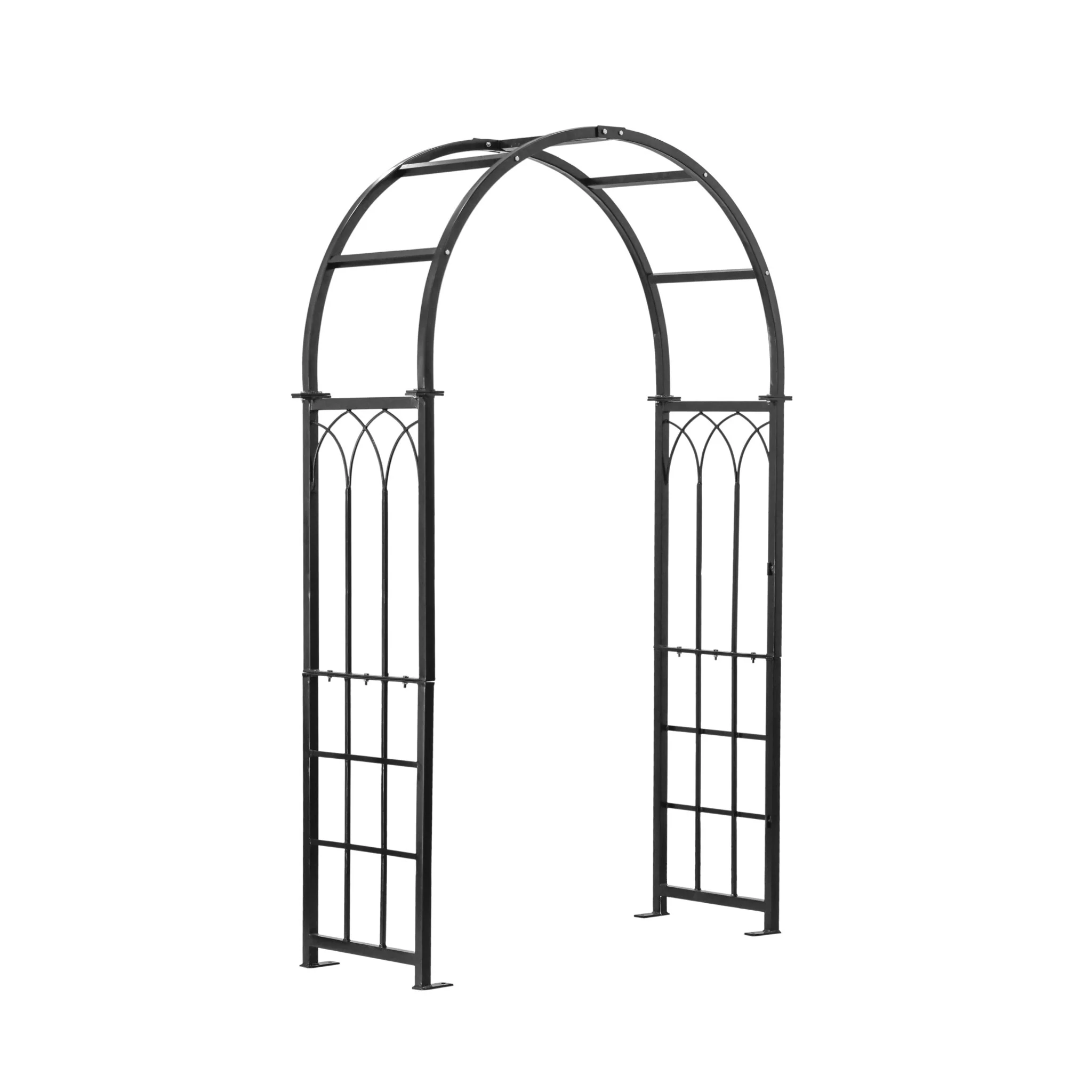 H Potter Gothic Arbor Arch – Heavy Duty Freestanding Garden Arbor - Image 4