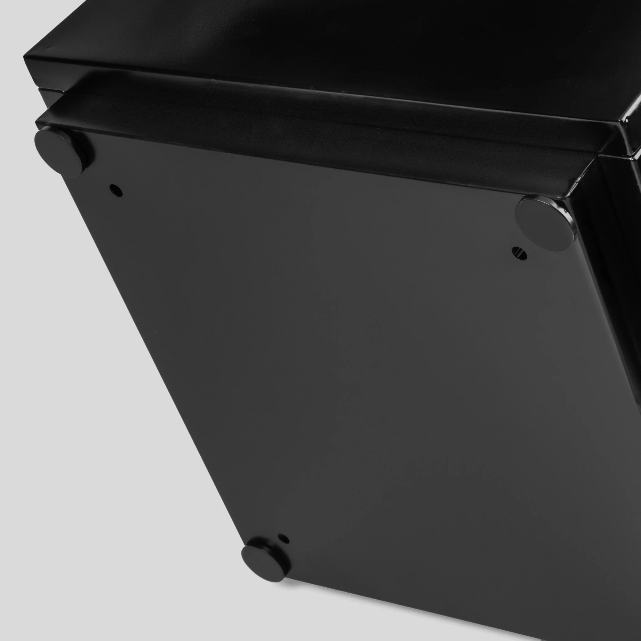 H Potter 20" Laurel Black Square Metal Planter with Drip Tray | Indoor Outdoor Planter - Image 4