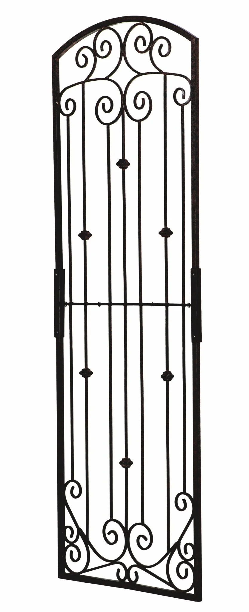 H Potter Lenox Estate Wall Trellis - 8 Ft Tall Iron Garden Screens - Black Finish - Image 3