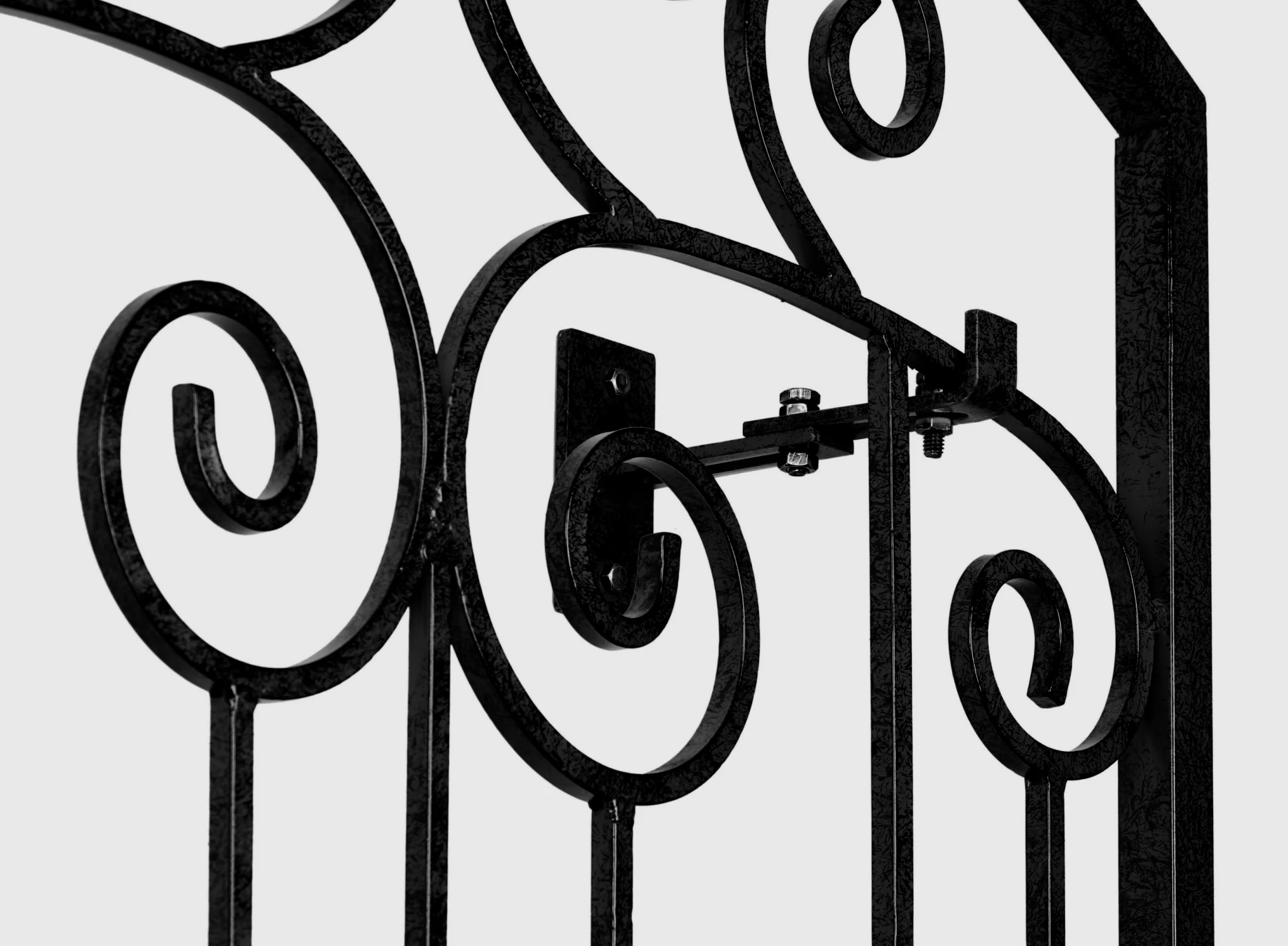 H Potter Lenox Estate Wall Trellis - 8 Ft Tall Iron Garden Screens - Black Finish - Image 6