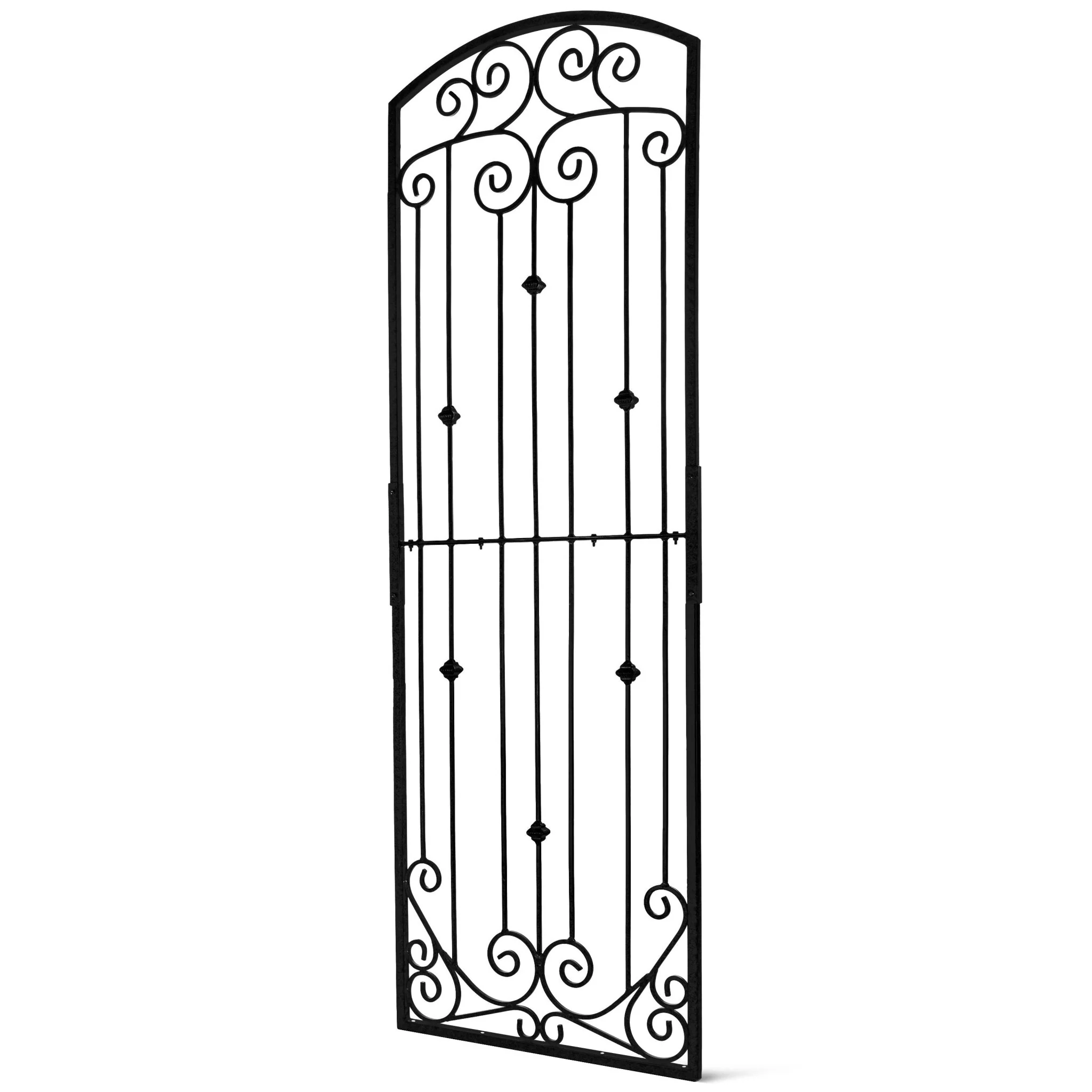 H Potter Lenox Estate Garden Trellis – 8 ft Tall Black Freestanding Iron Garden Screen - Image 4