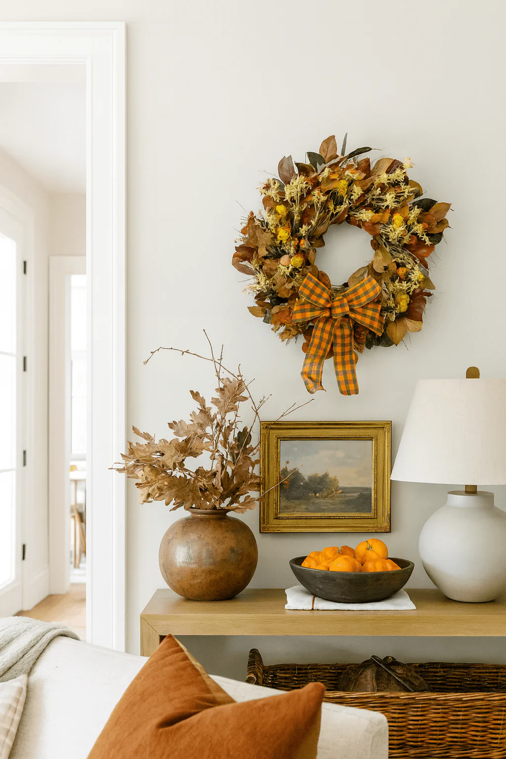H Potter - Preserved Abundant Autumn Wreath - Image 3