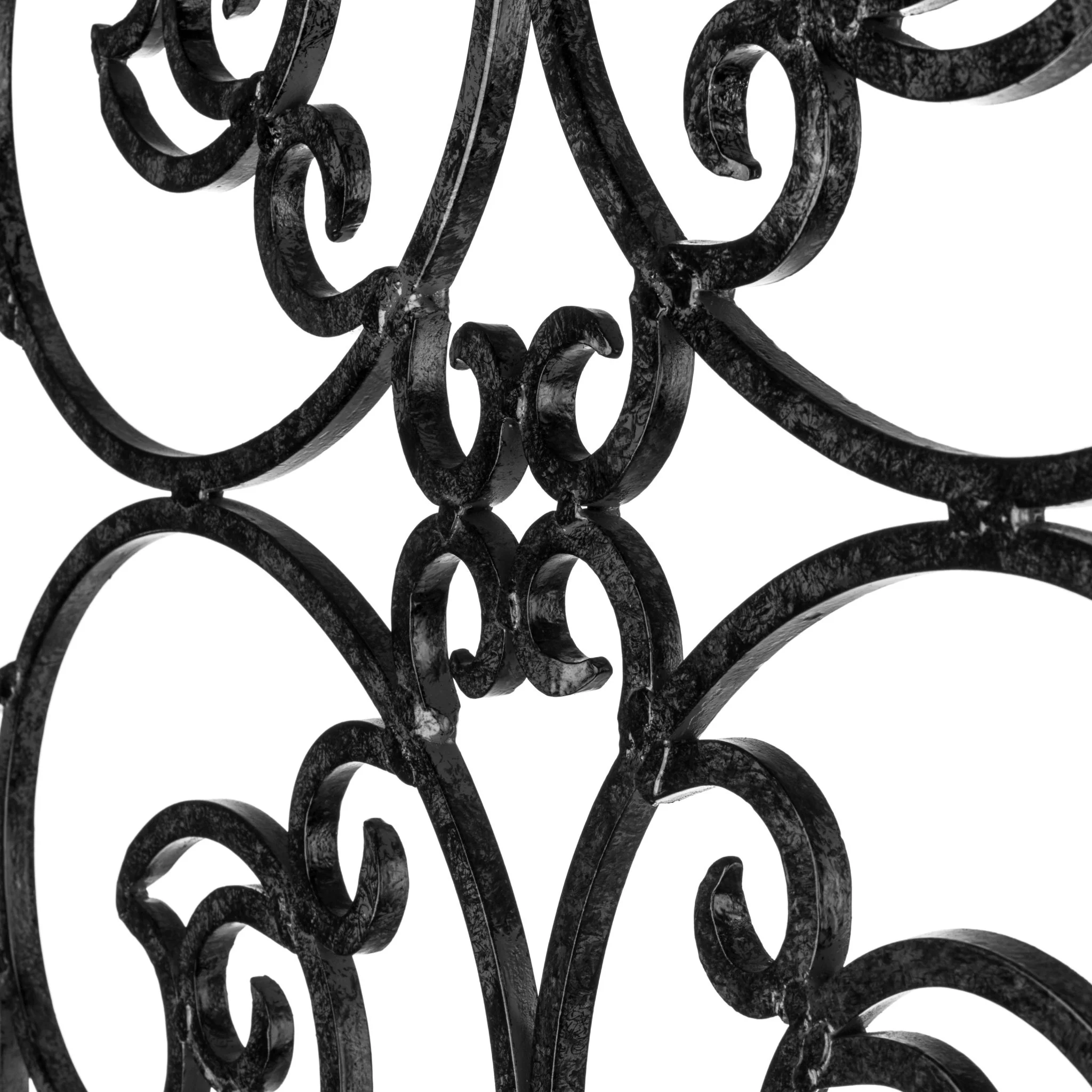 H Potter Legacy Wall Trellis – 6 Ft Tall Iron Garden Screen - Black Finish - Image 6